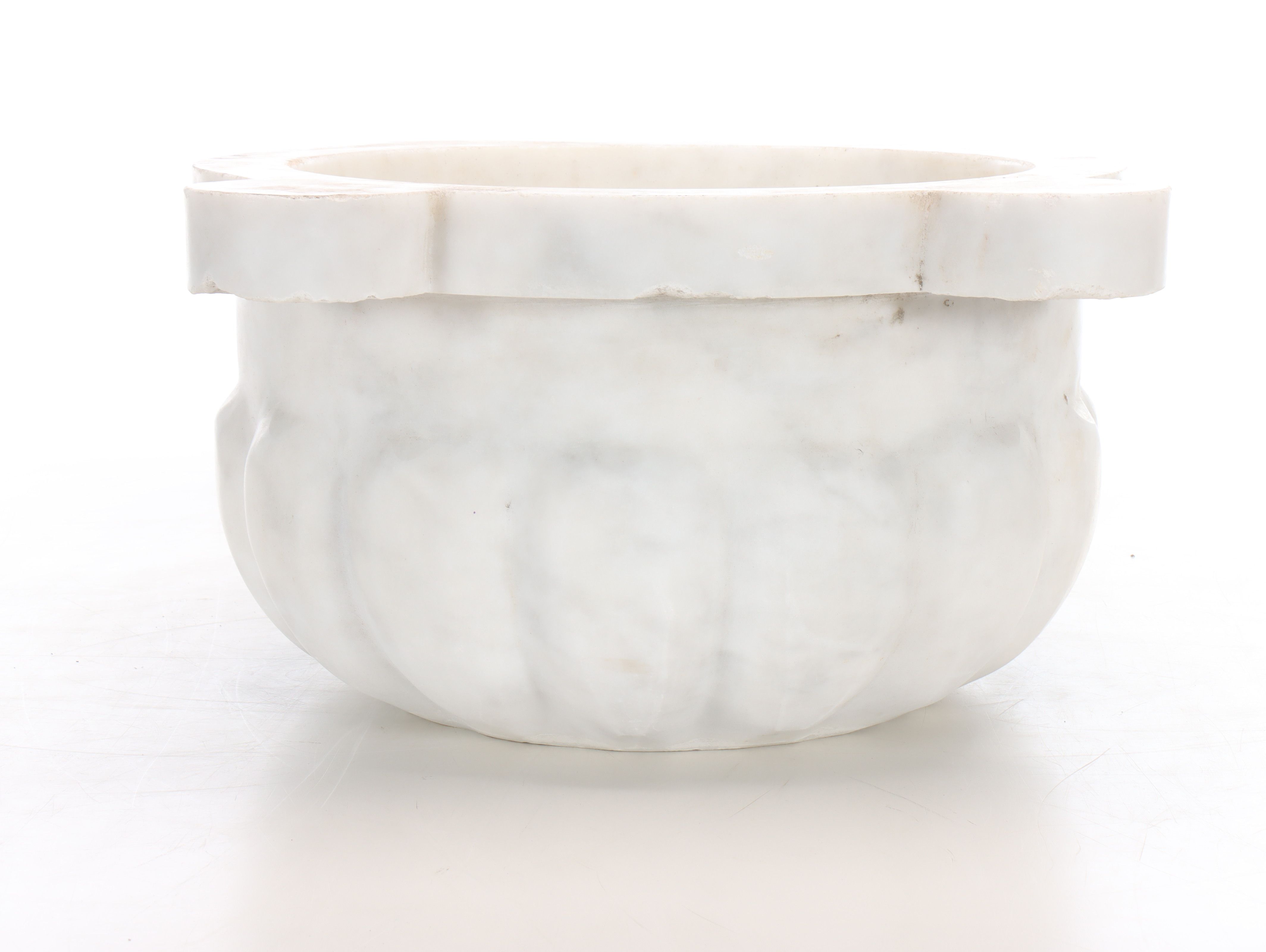 Carved Marble Jardinière