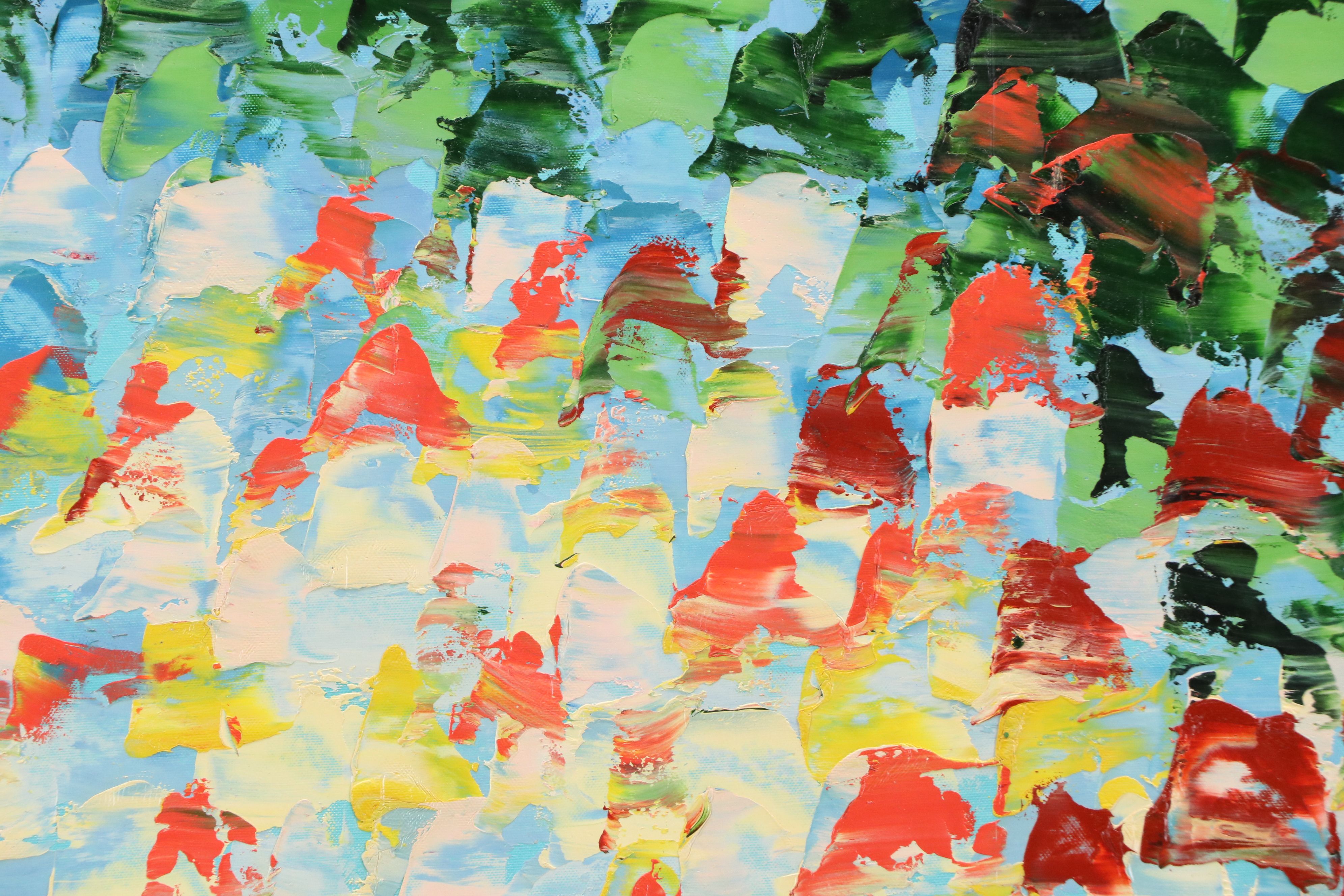 Ron Mitchell Acrylic Painting, Late 20th Century