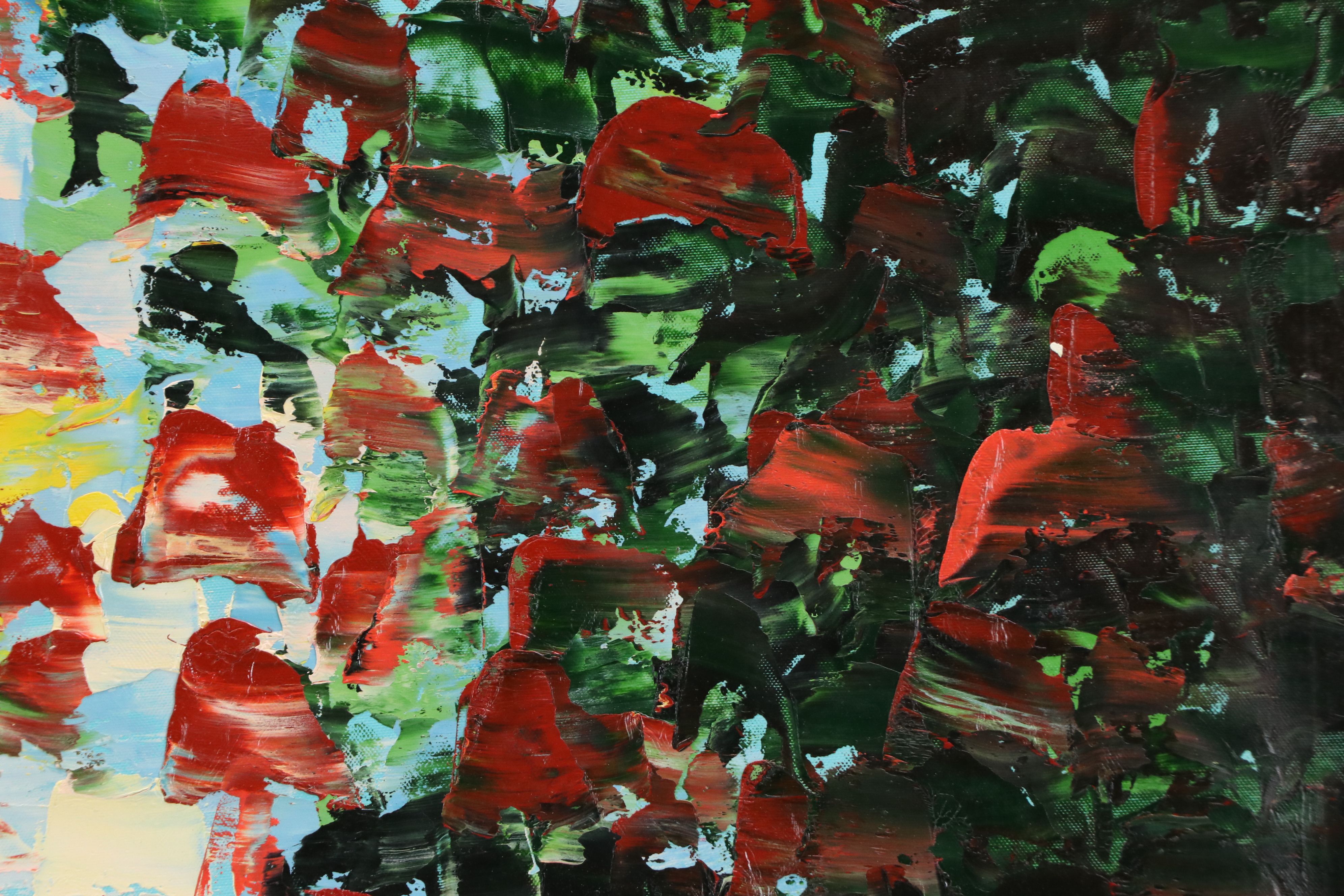 Ron Mitchell Acrylic Painting, Late 20th Century