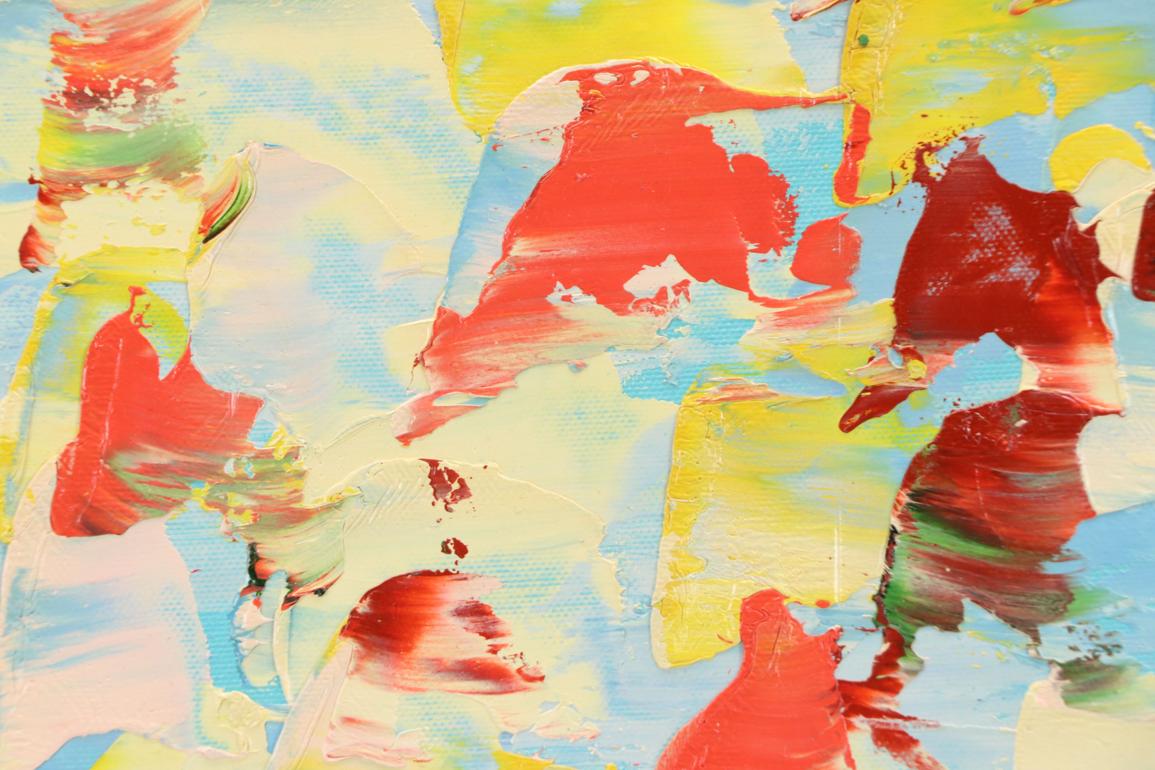 Ron Mitchell Acrylic Painting, Late 20th Century