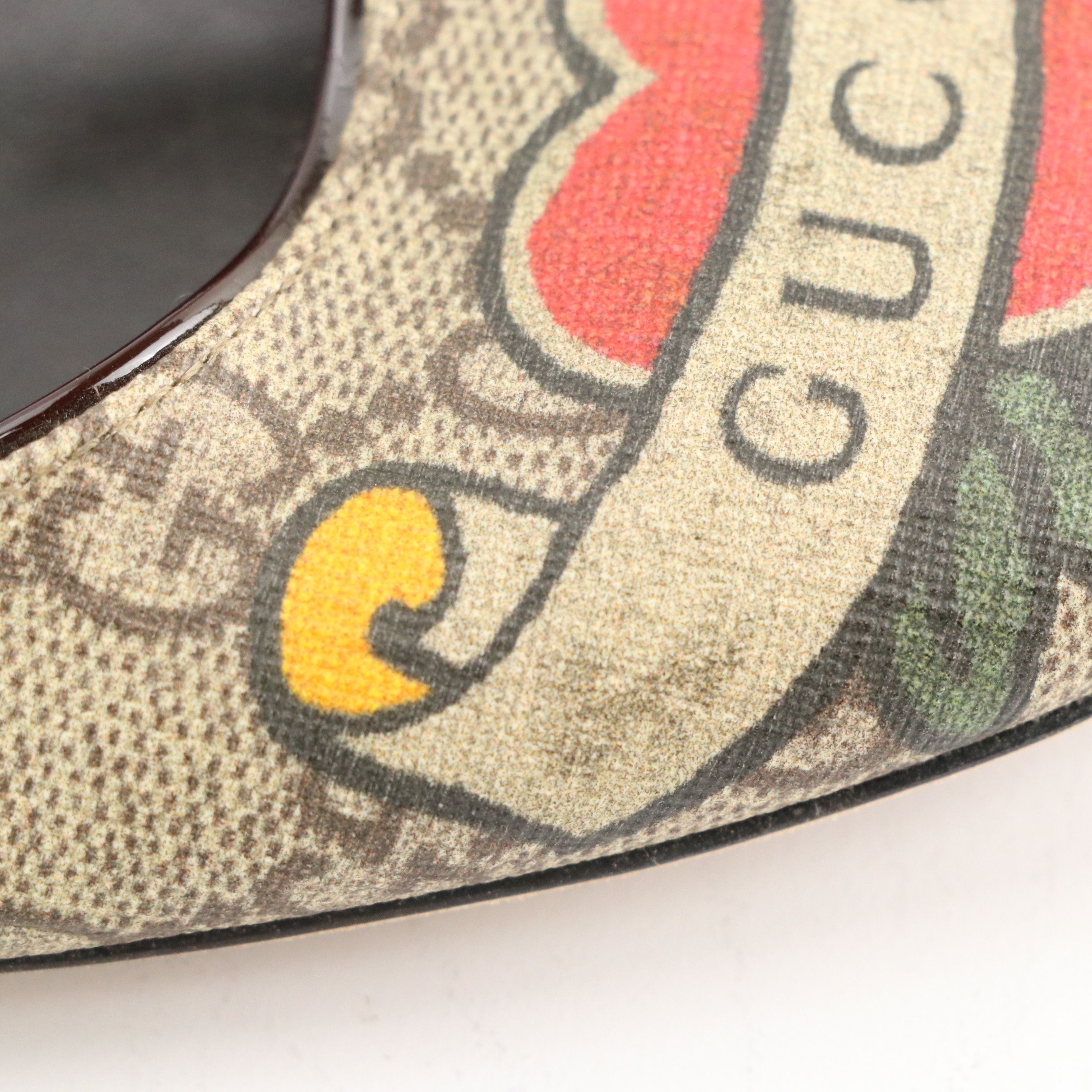 Gucci Tattoo Heart Print Ballet Flats and Horsebit Patent Leather Sandals