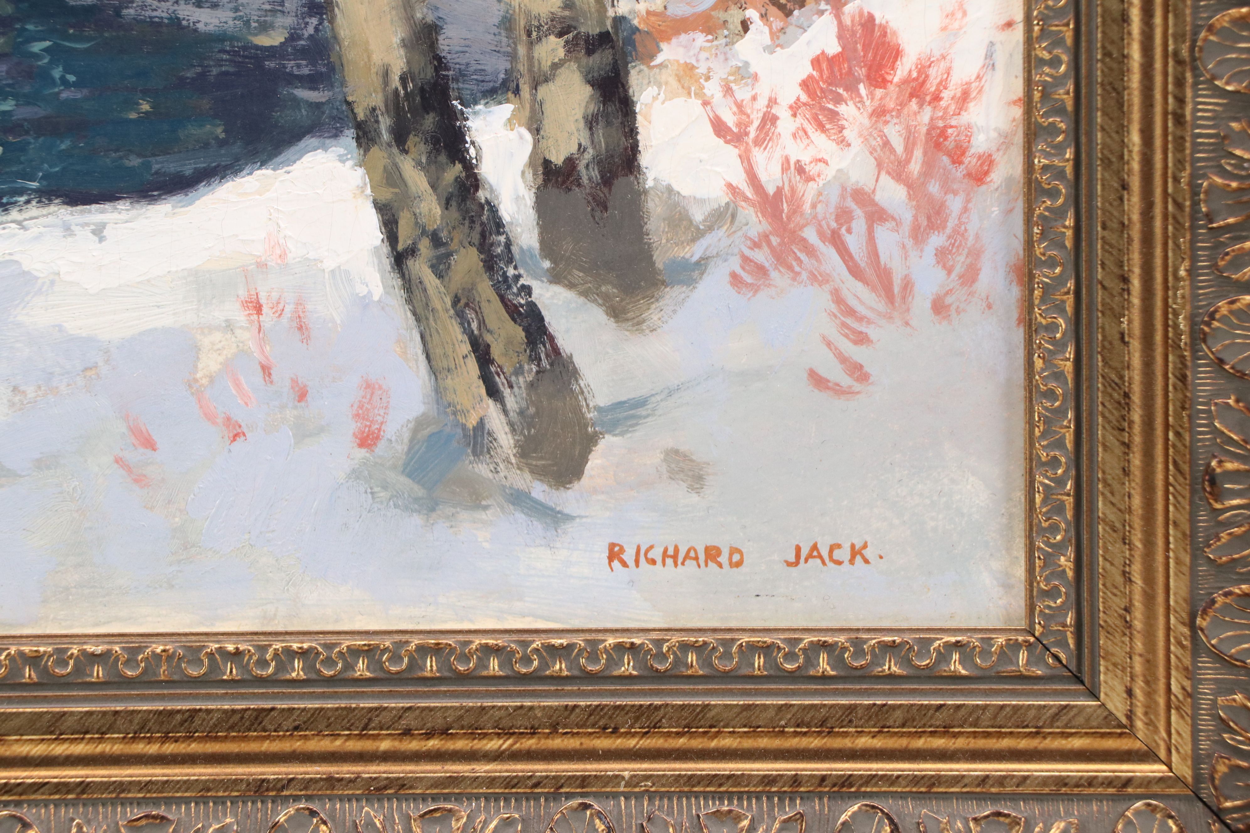Richard Jack Oil Painting "Winter in the Laurentians, Quebec"
