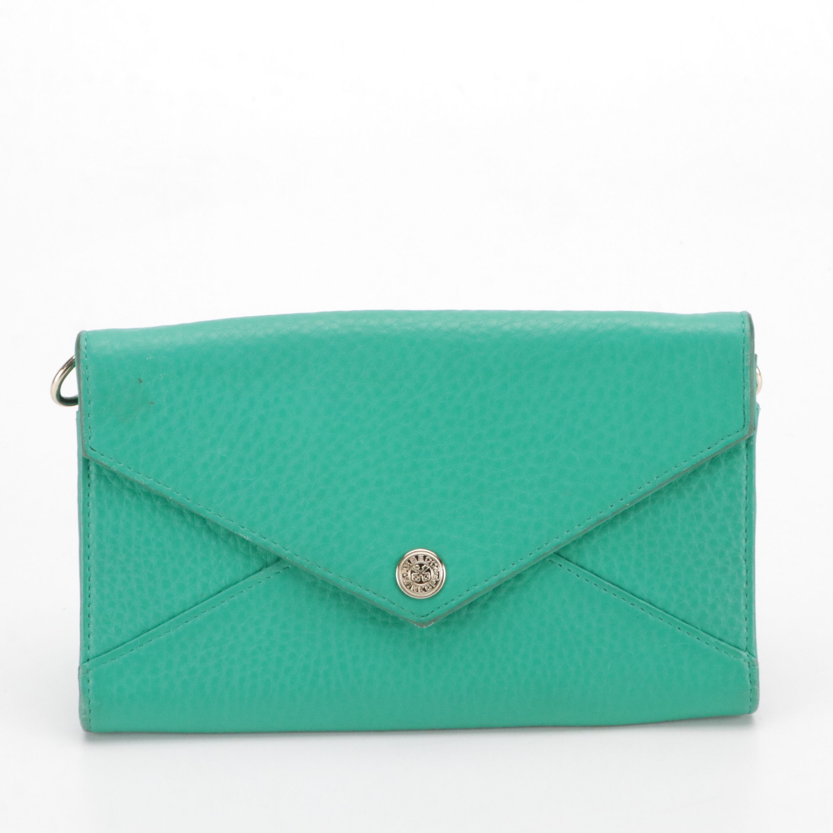 Rebecca Minkoff Green Leather Wallet on Chain, Black Belt Bag, Tory Burch Wallet