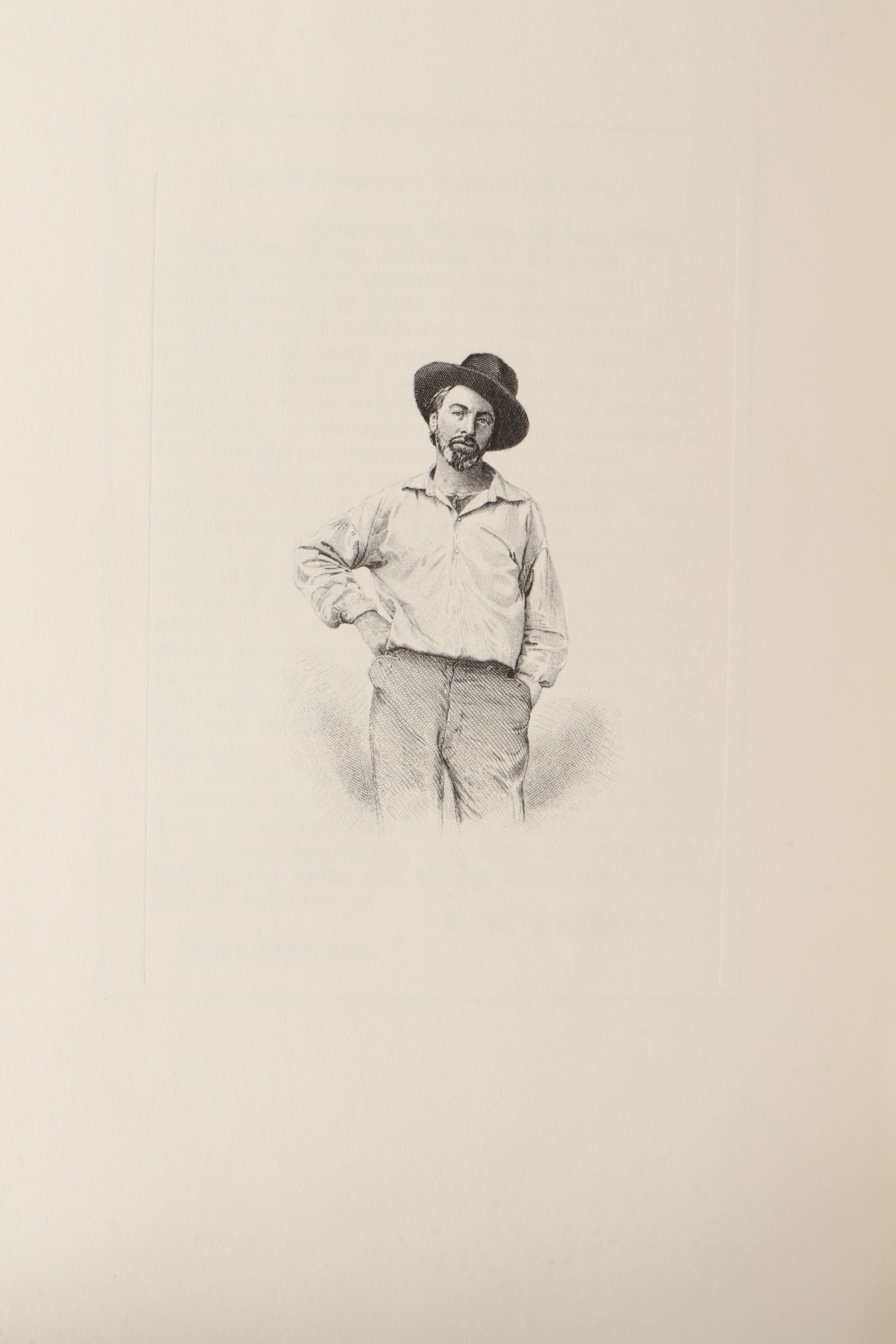 Facsimile First Edition "Leaves of Grass" by Walt Whitman, 1966