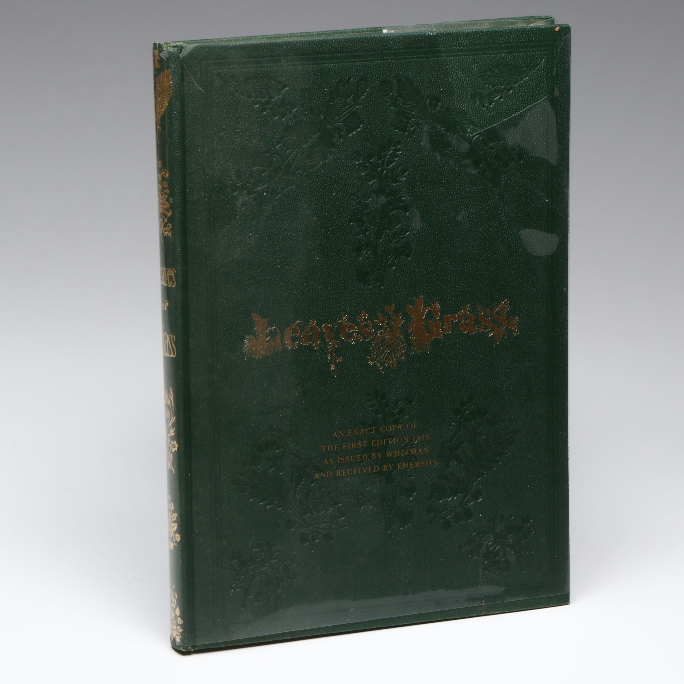 Facsimile First Edition "Leaves of Grass" by Walt Whitman, 1966