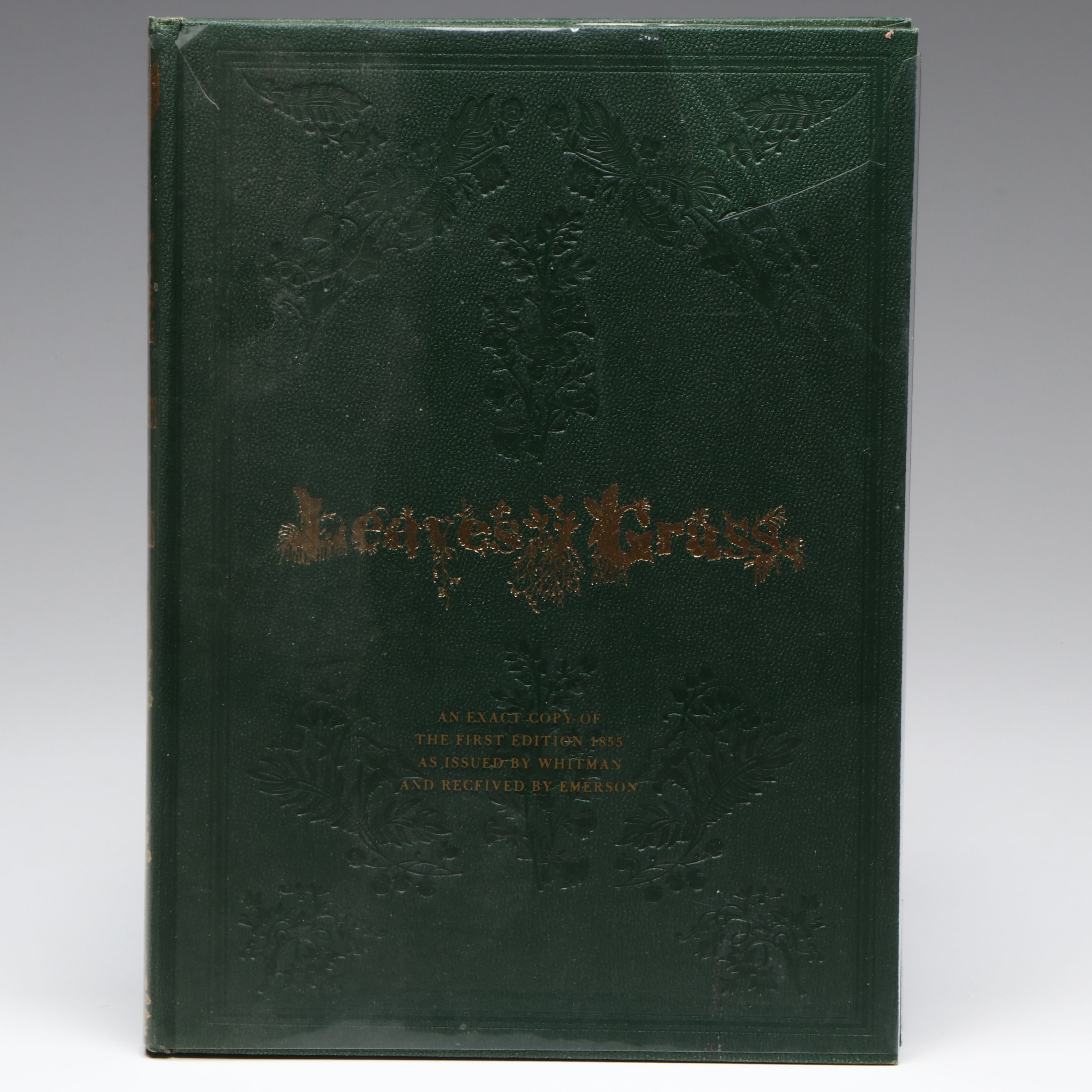Facsimile First Edition "Leaves of Grass" by Walt Whitman, 1966