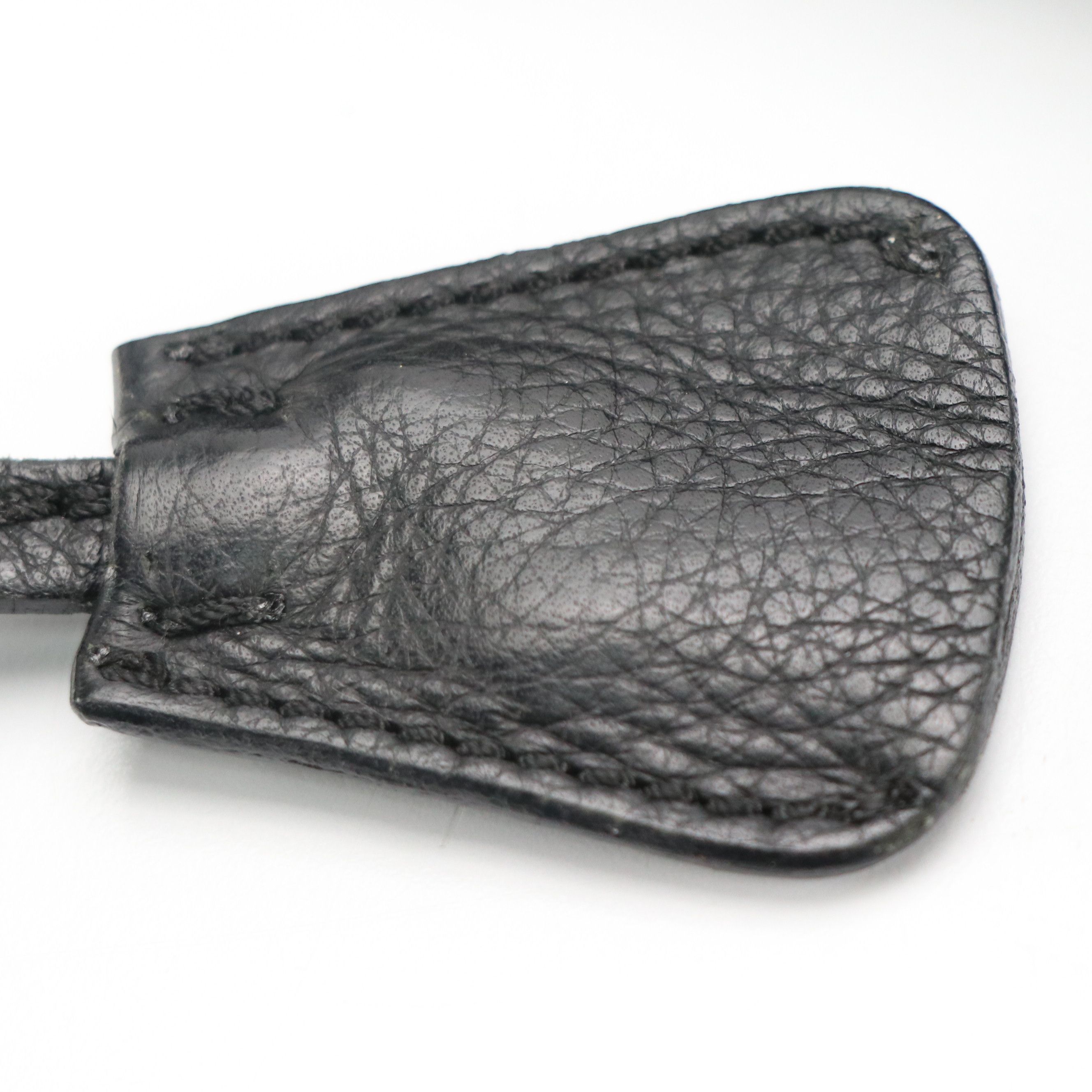 Prada Bauletto Shoulder Bag in Black Vitello Daino Leather