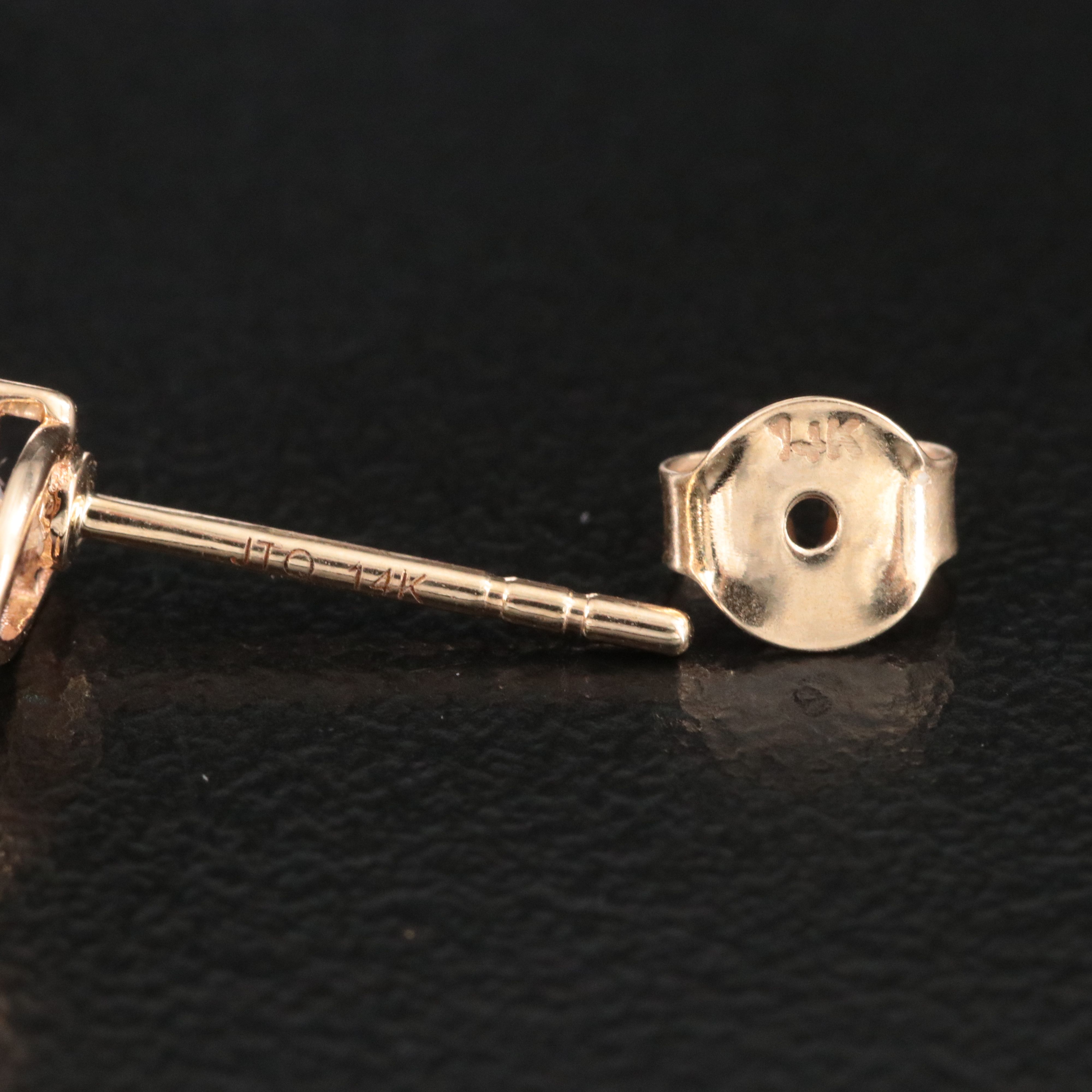 14K 16.96 CTW Lab Grown Emerald and Moissanite Earrings