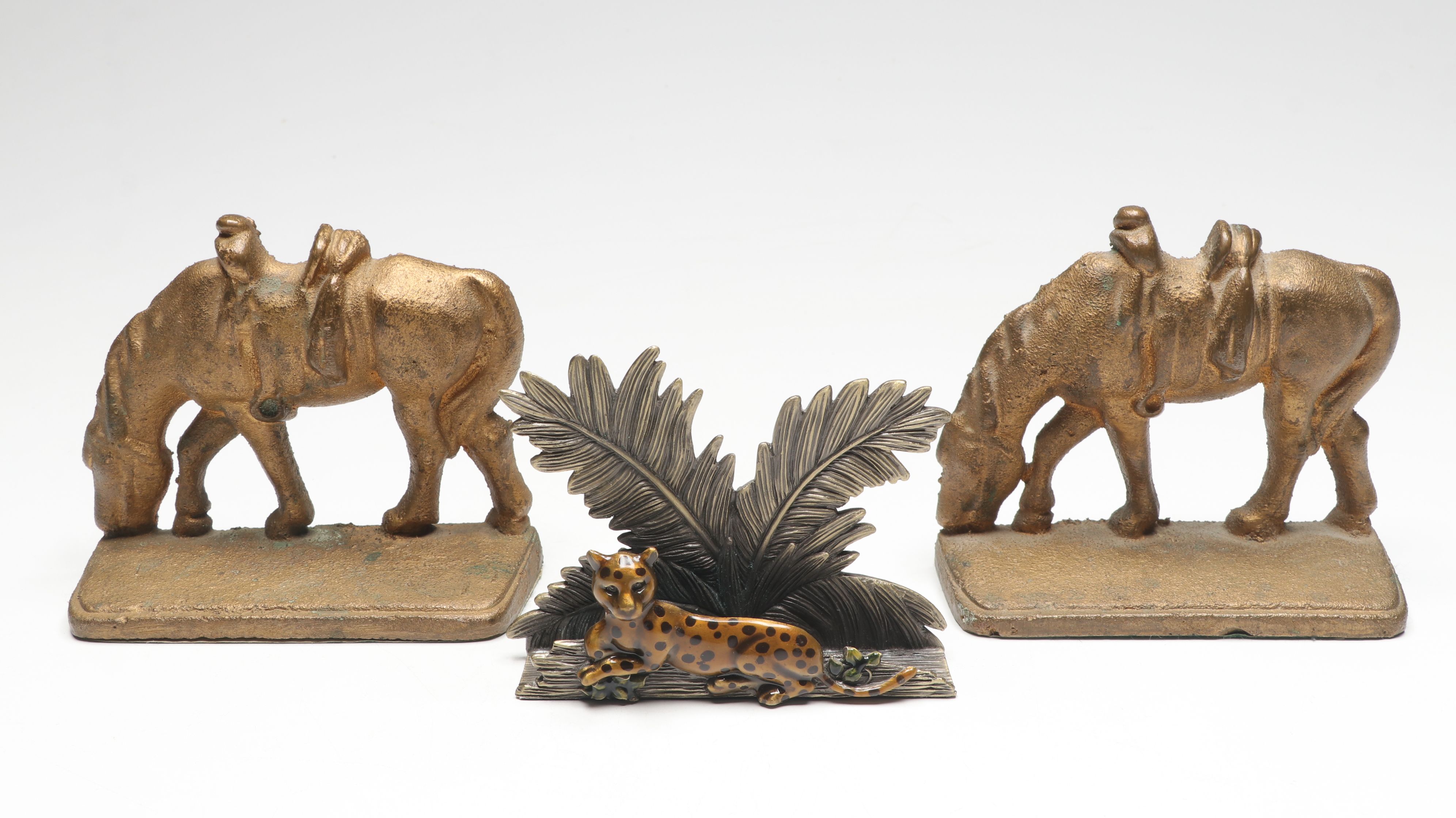 "Oliver Twist" Faux Book Box with Sculptures, Bookends and More Office Décor