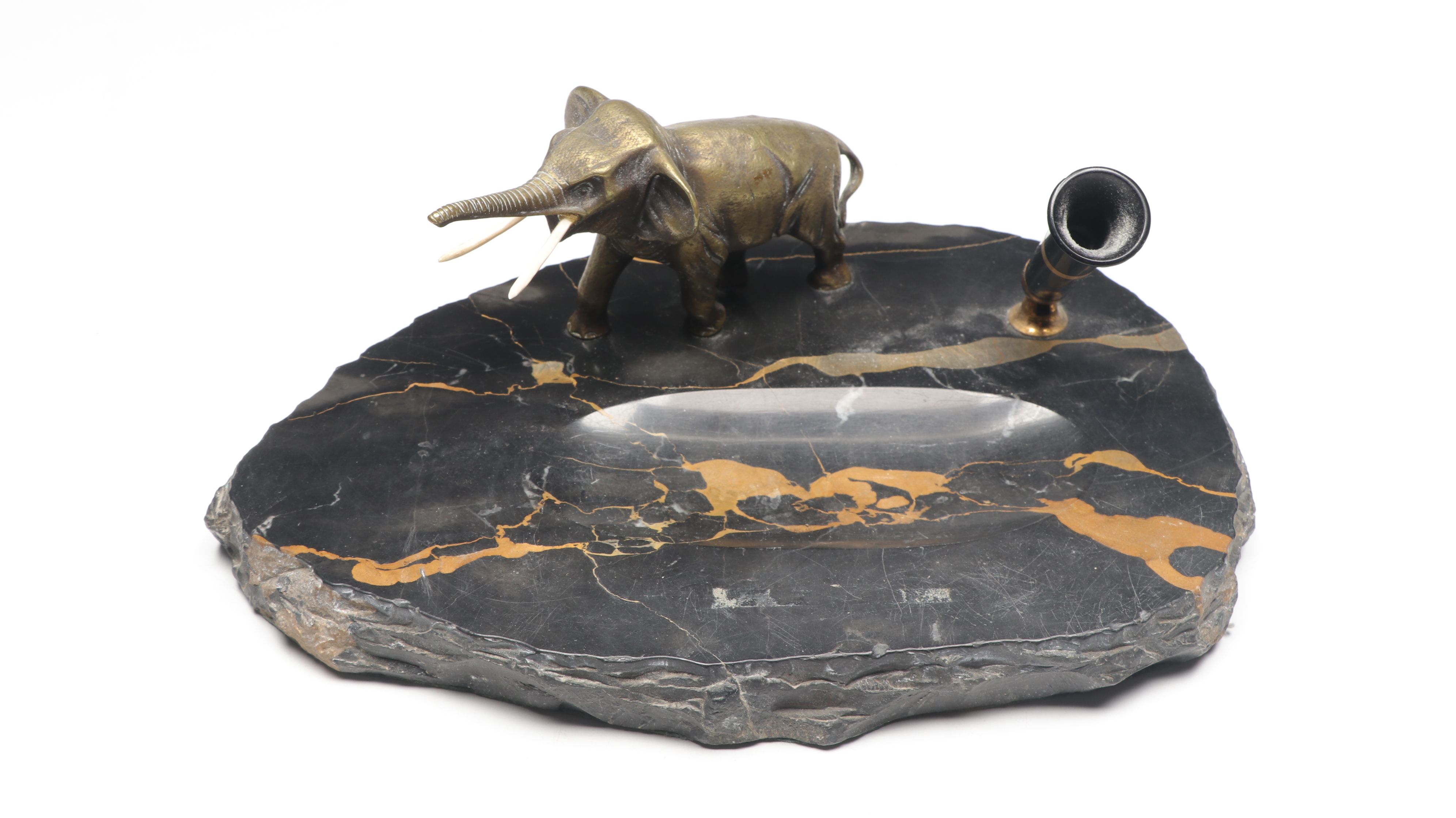 "Oliver Twist" Faux Book Box with Sculptures, Bookends and More Office Décor