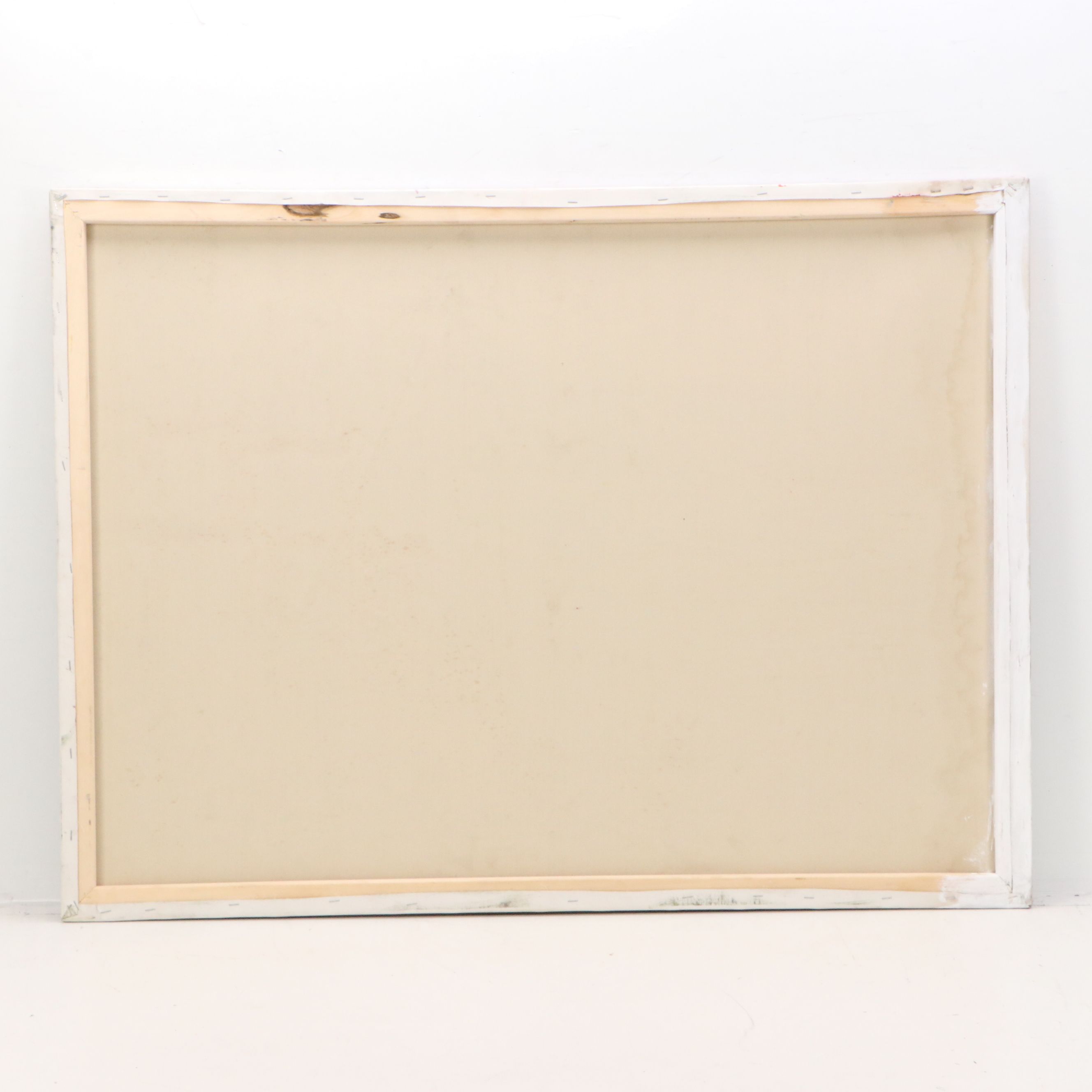 Oil Painting of Mediterranean Coastal Sunset, 21st Century