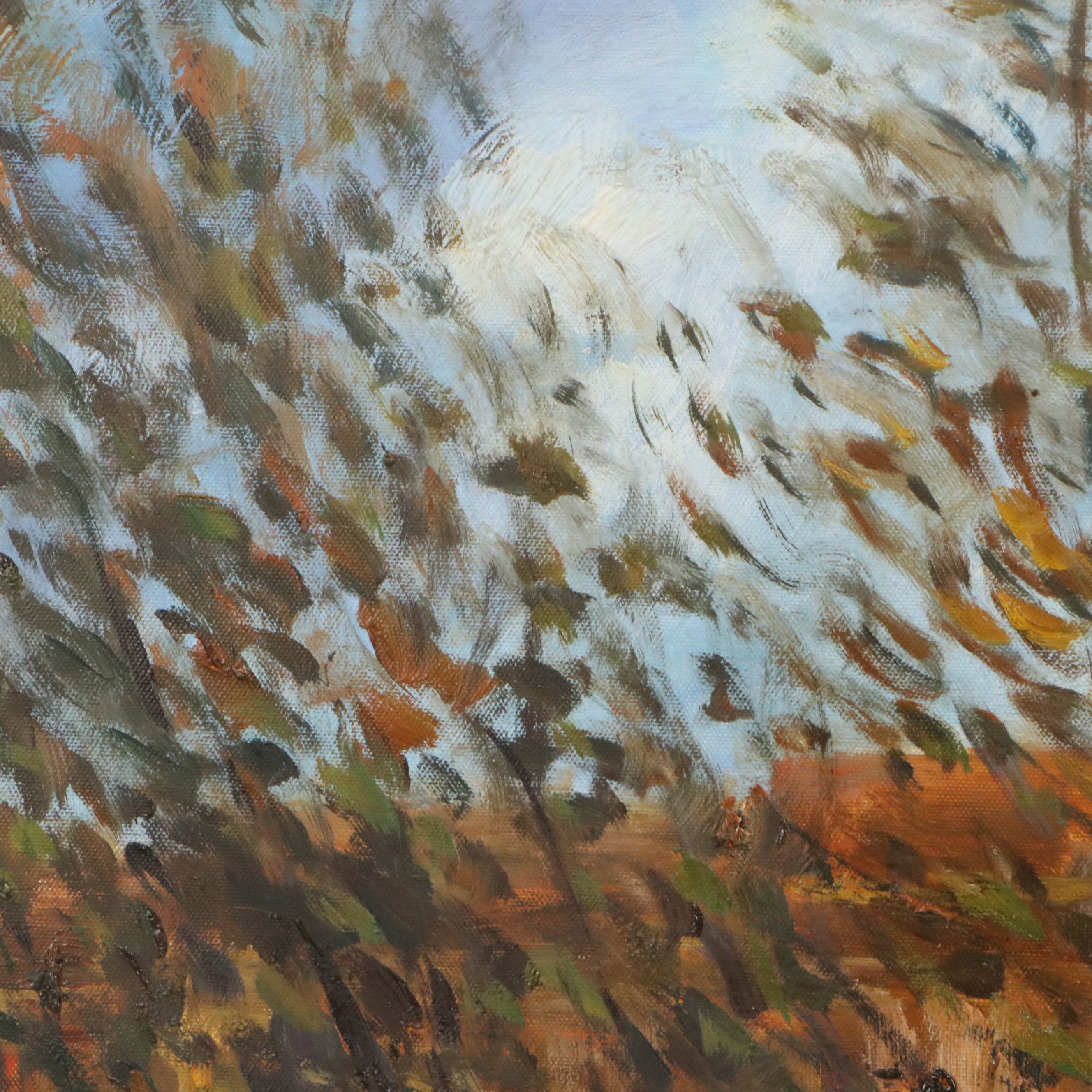 After Claude Monet Oil Master Copy "The Isle Grande-Jatte," 21st Century