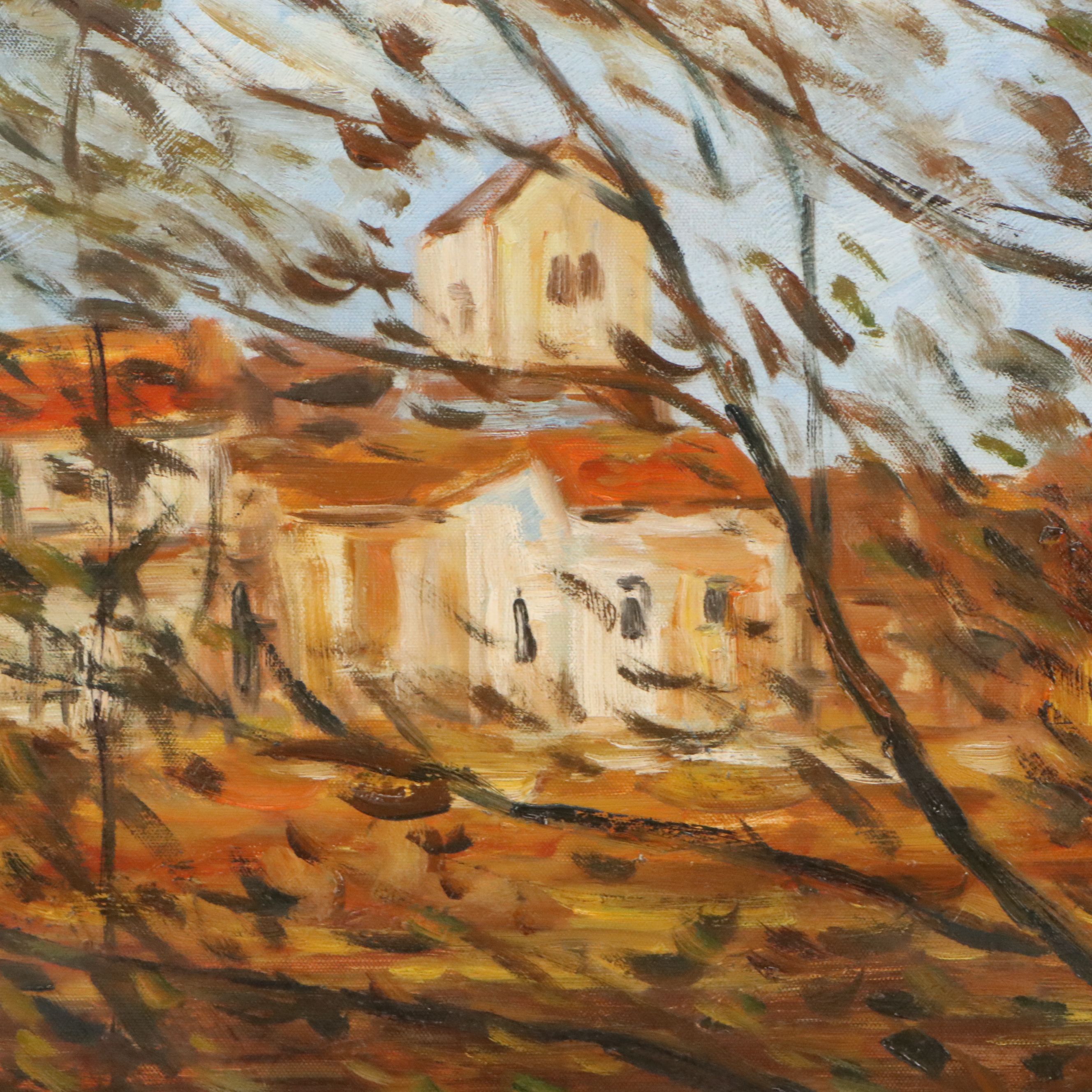After Claude Monet Oil Master Copy "The Isle Grande-Jatte," 21st Century