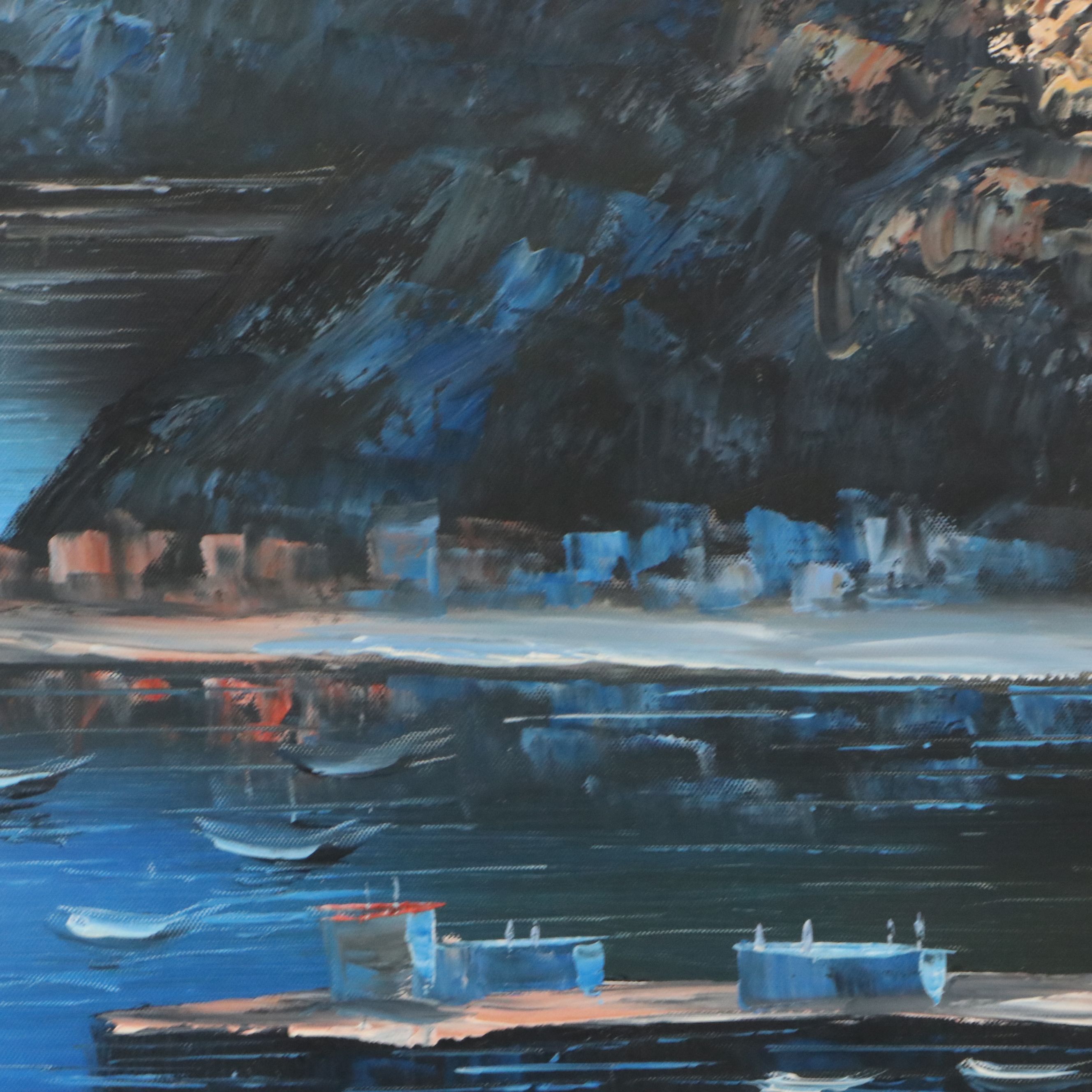 After Howard Behren Oil Master Copy "Catalina Island," 21st Century