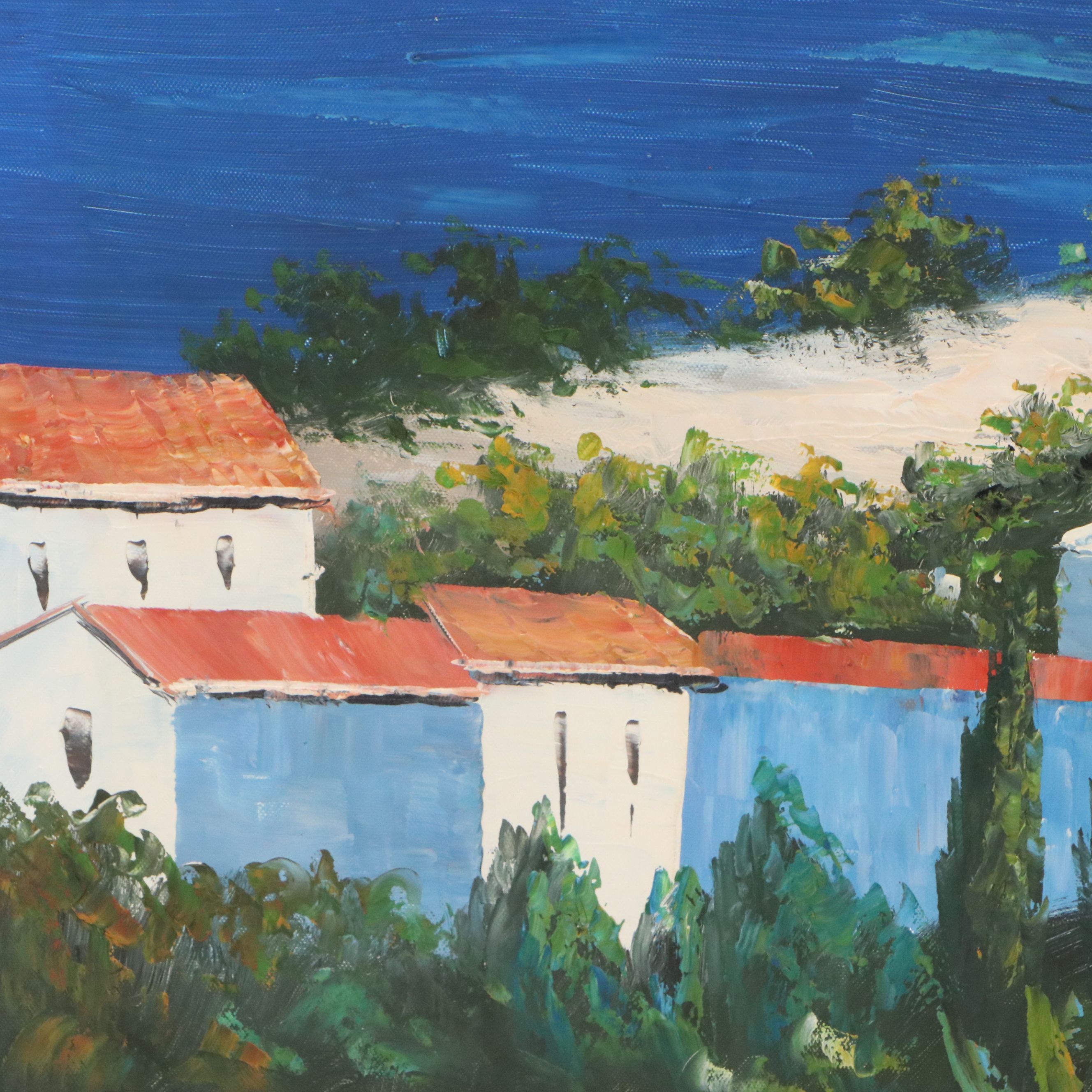 After Howard Behren Oil Master Copy "Catalina Island," 21st Century