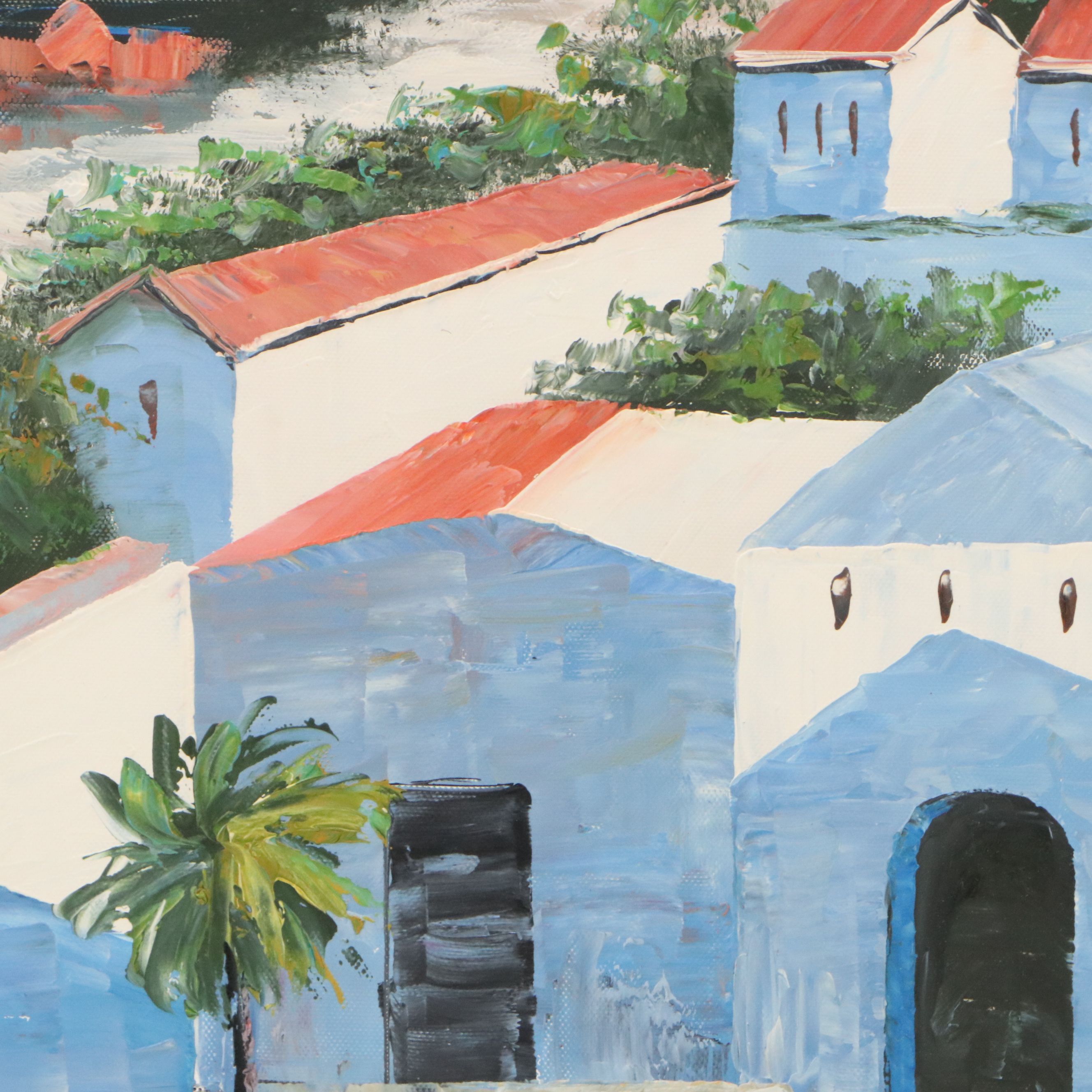 After Howard Behren Oil Master Copy "Catalina Island," 21st Century