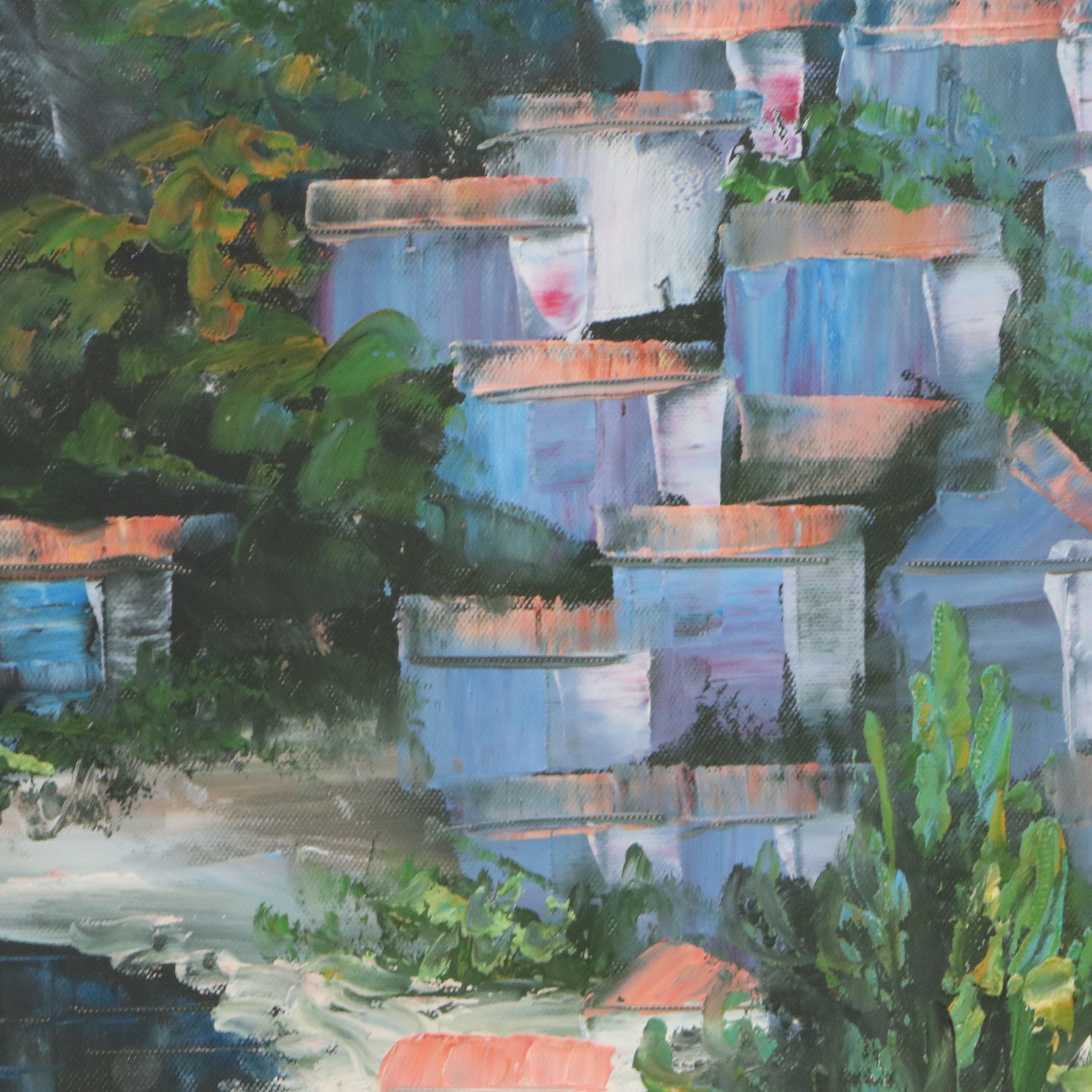 After Howard Behren Oil Master Copy "Catalina Island," 21st Century