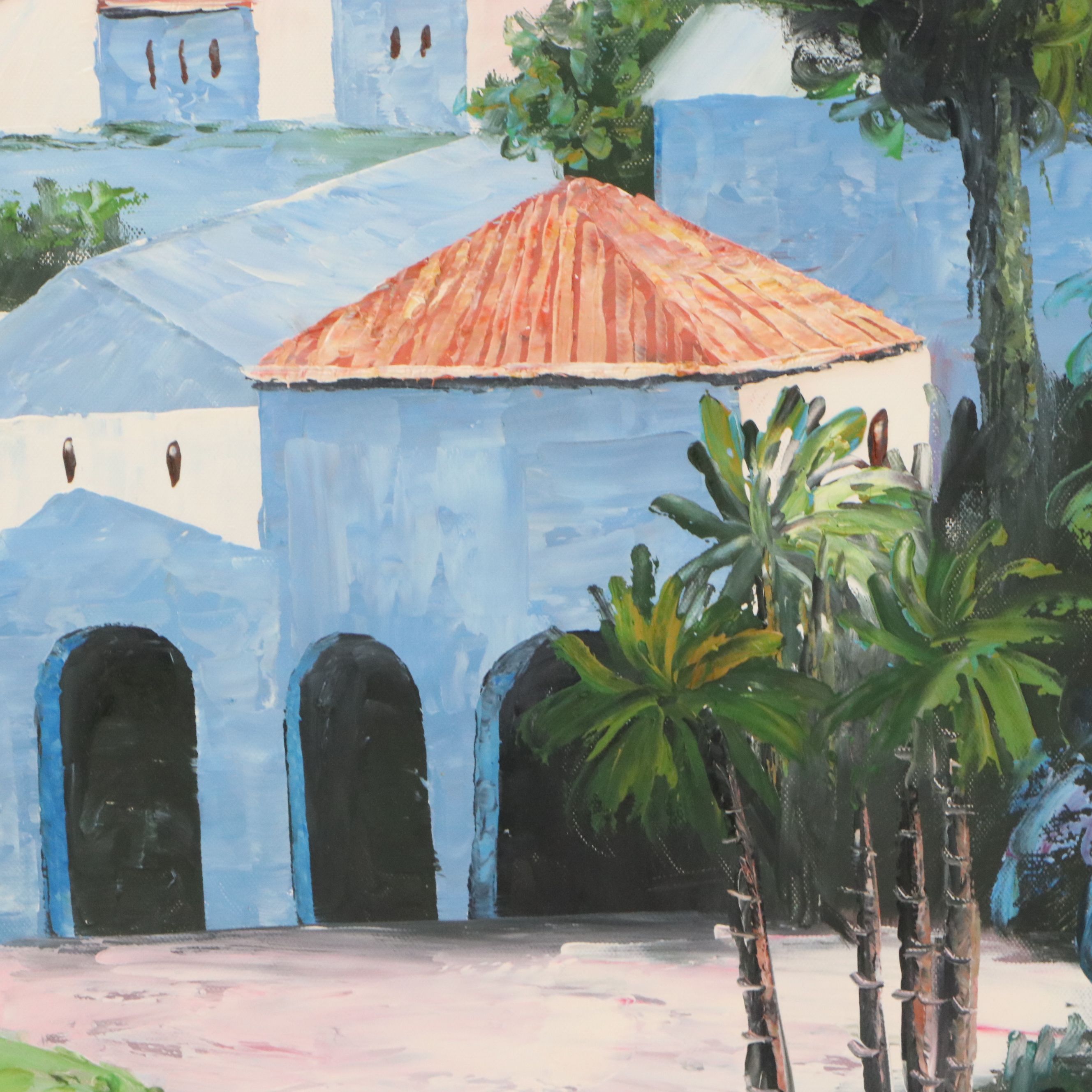 After Howard Behren Oil Master Copy "Catalina Island," 21st Century