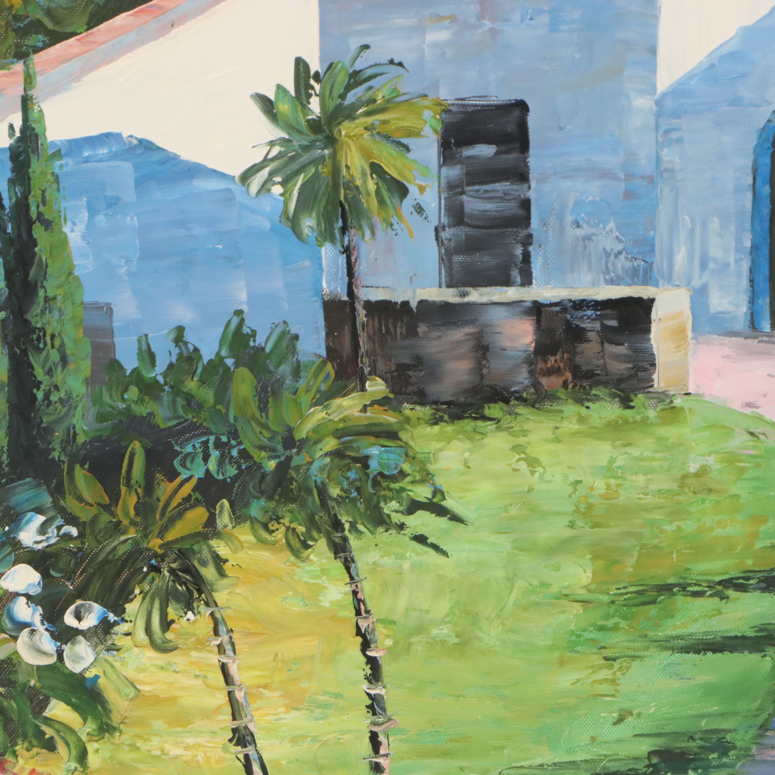 After Howard Behren Oil Master Copy "Catalina Island," 21st Century