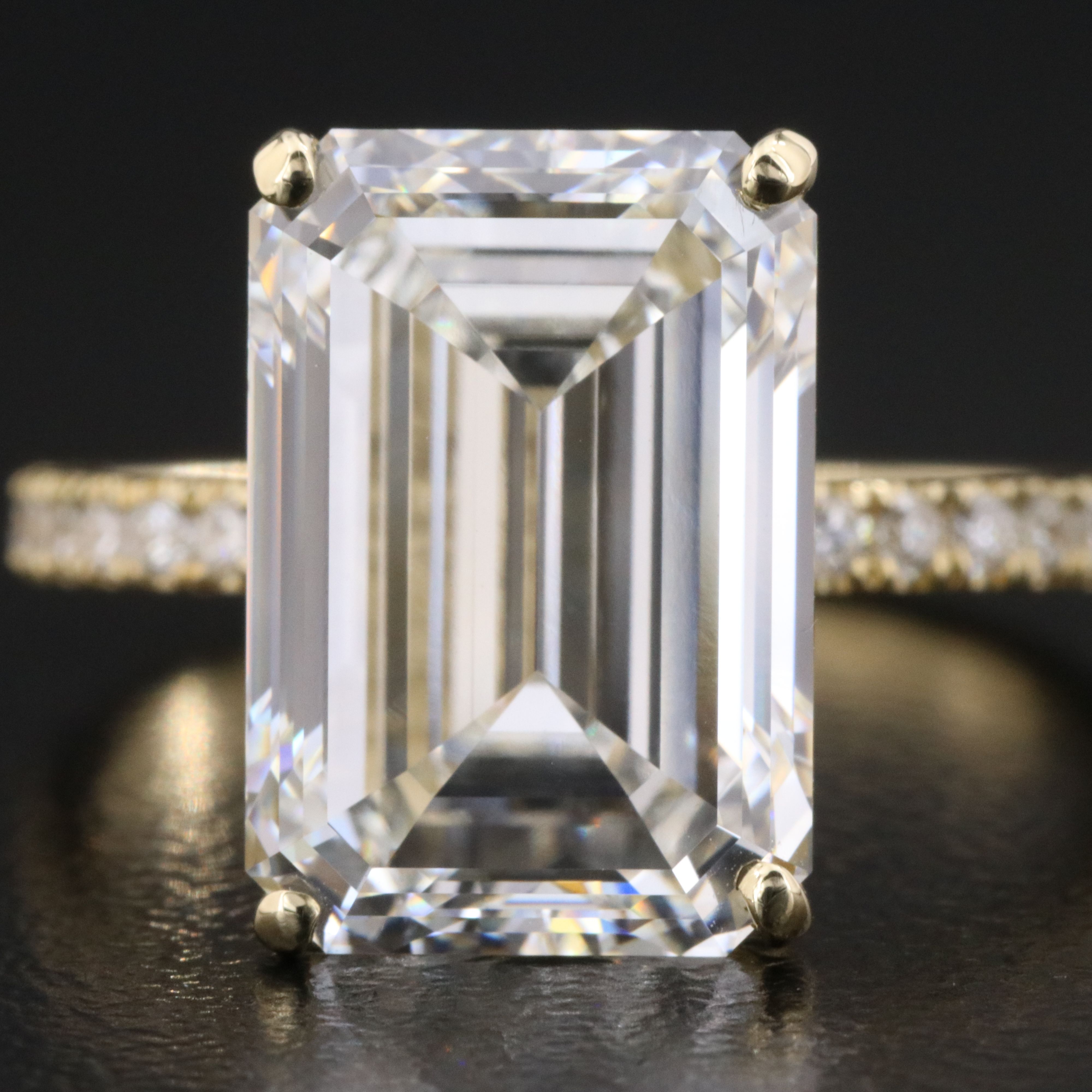 14K 7.32 CTW Lab Grown Diamond Ring with IGI Report