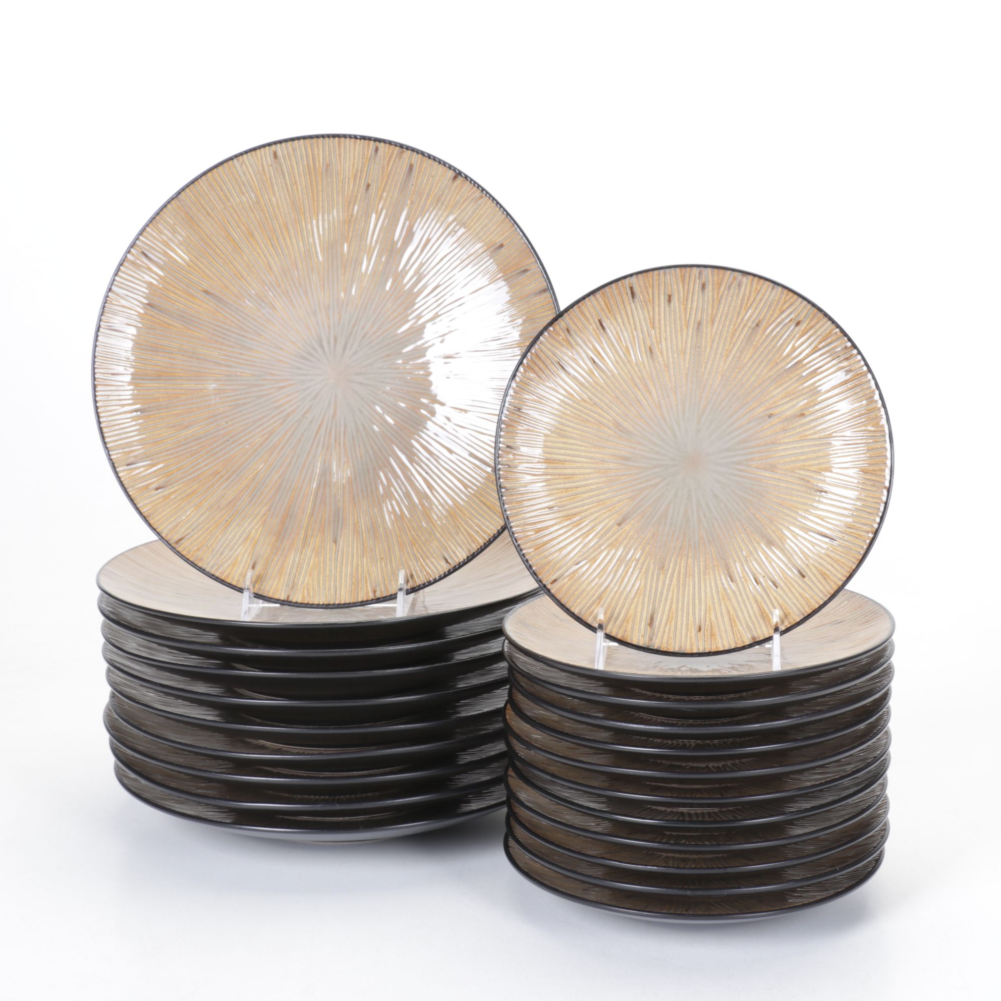 Joseph Abboud Environments "Ventana" Stoneware Dinner and Salad Plates