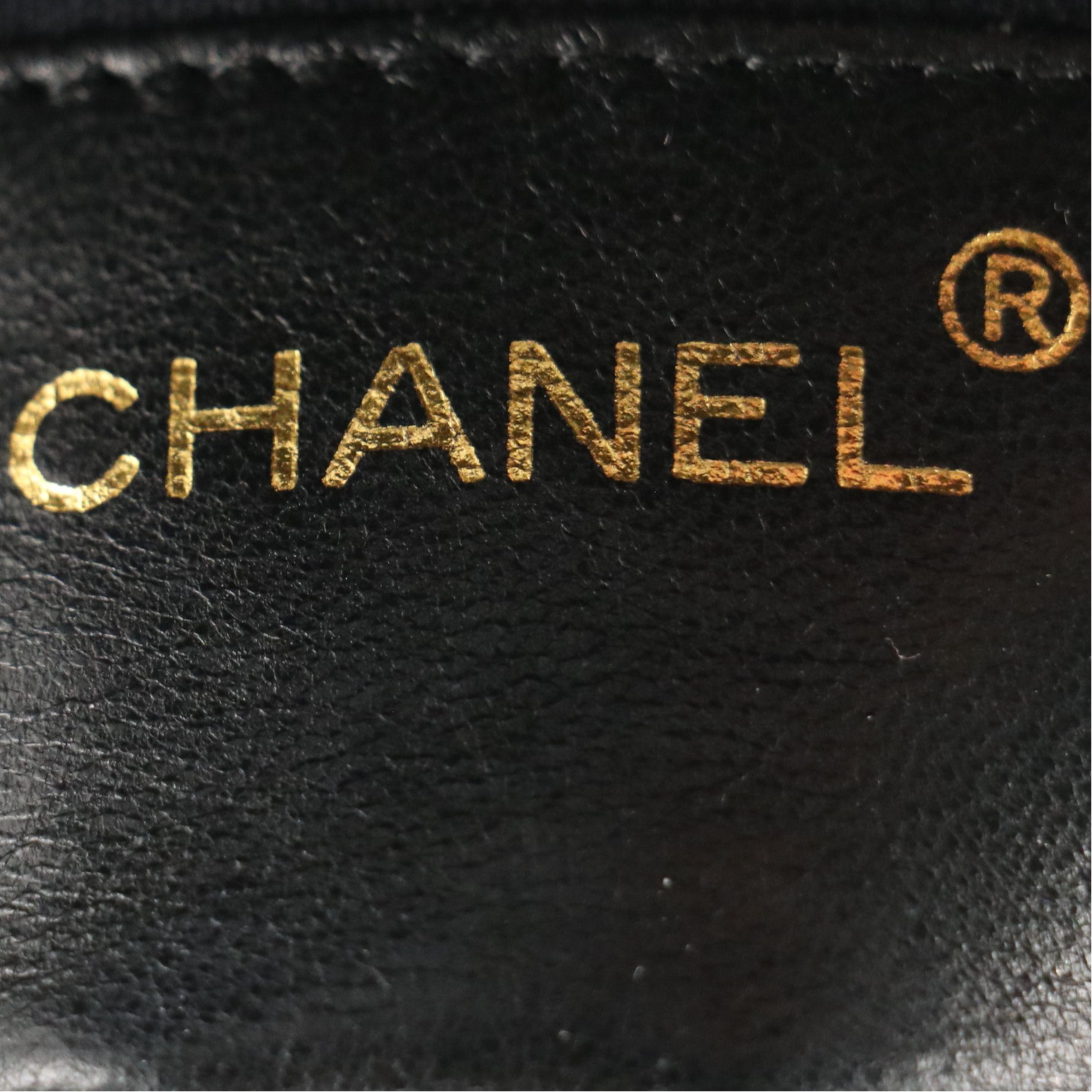 Chanel Vintage Small Flap Shoulder Bag in Black Quilted Patent Leather