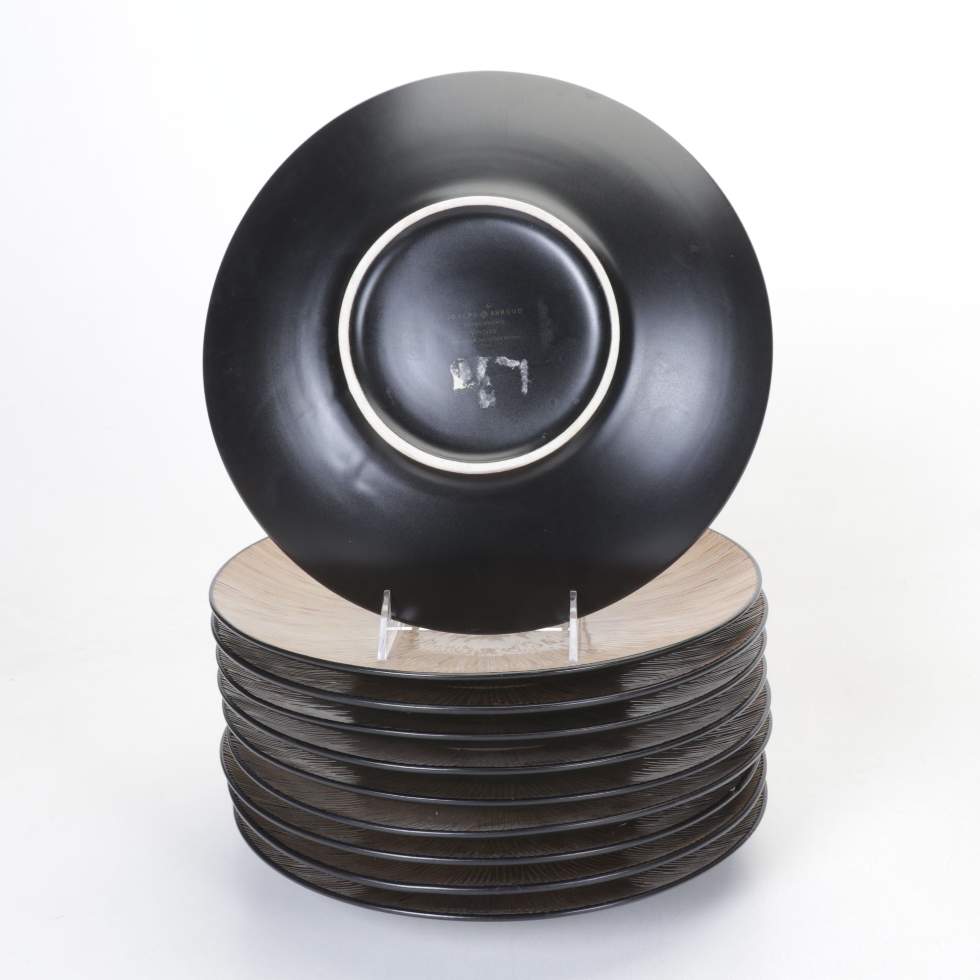 Joseph Abboud Environments "Ventana" Stoneware Dinner and Salad Plates