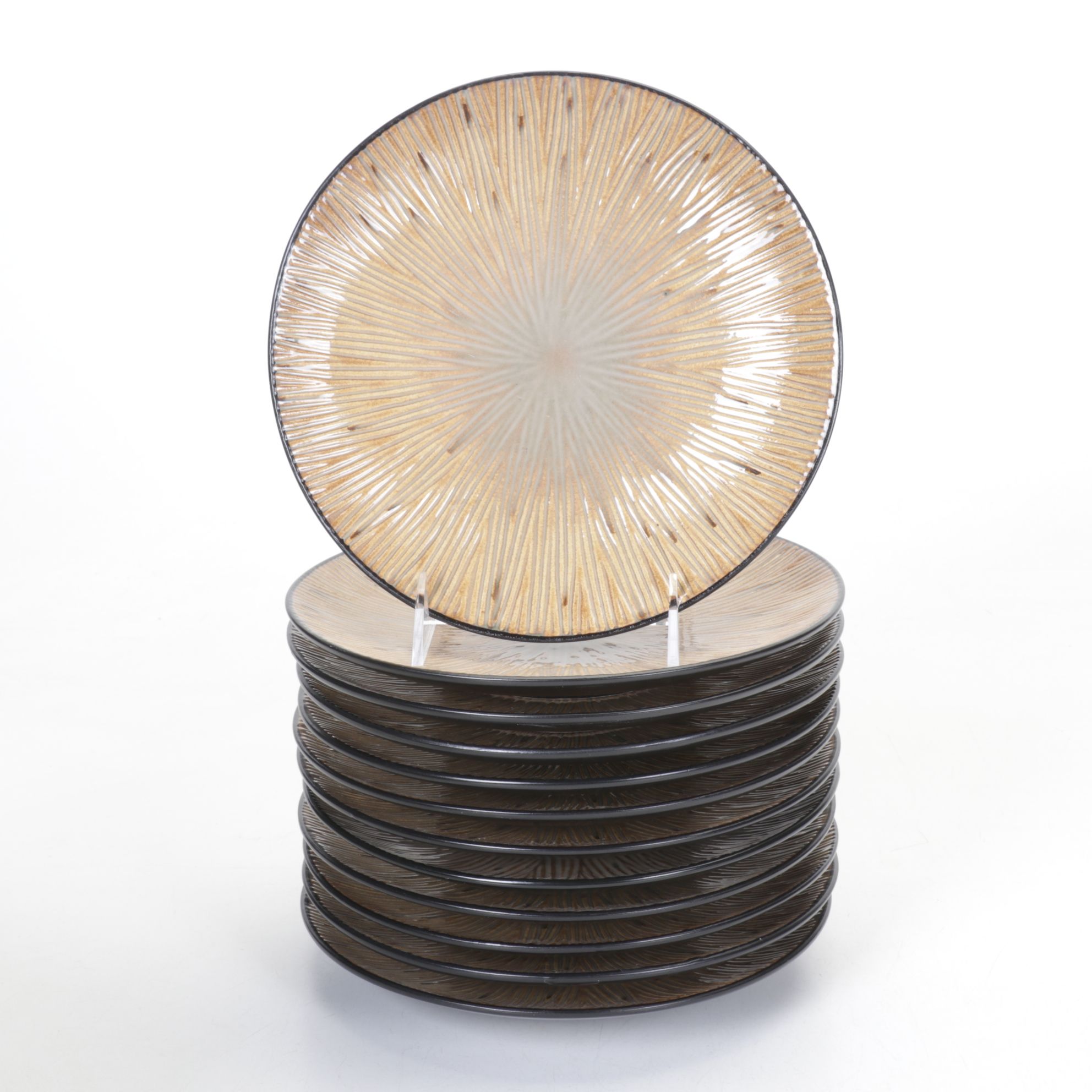 Joseph Abboud Environments "Ventana" Stoneware Dinner and Salad Plates