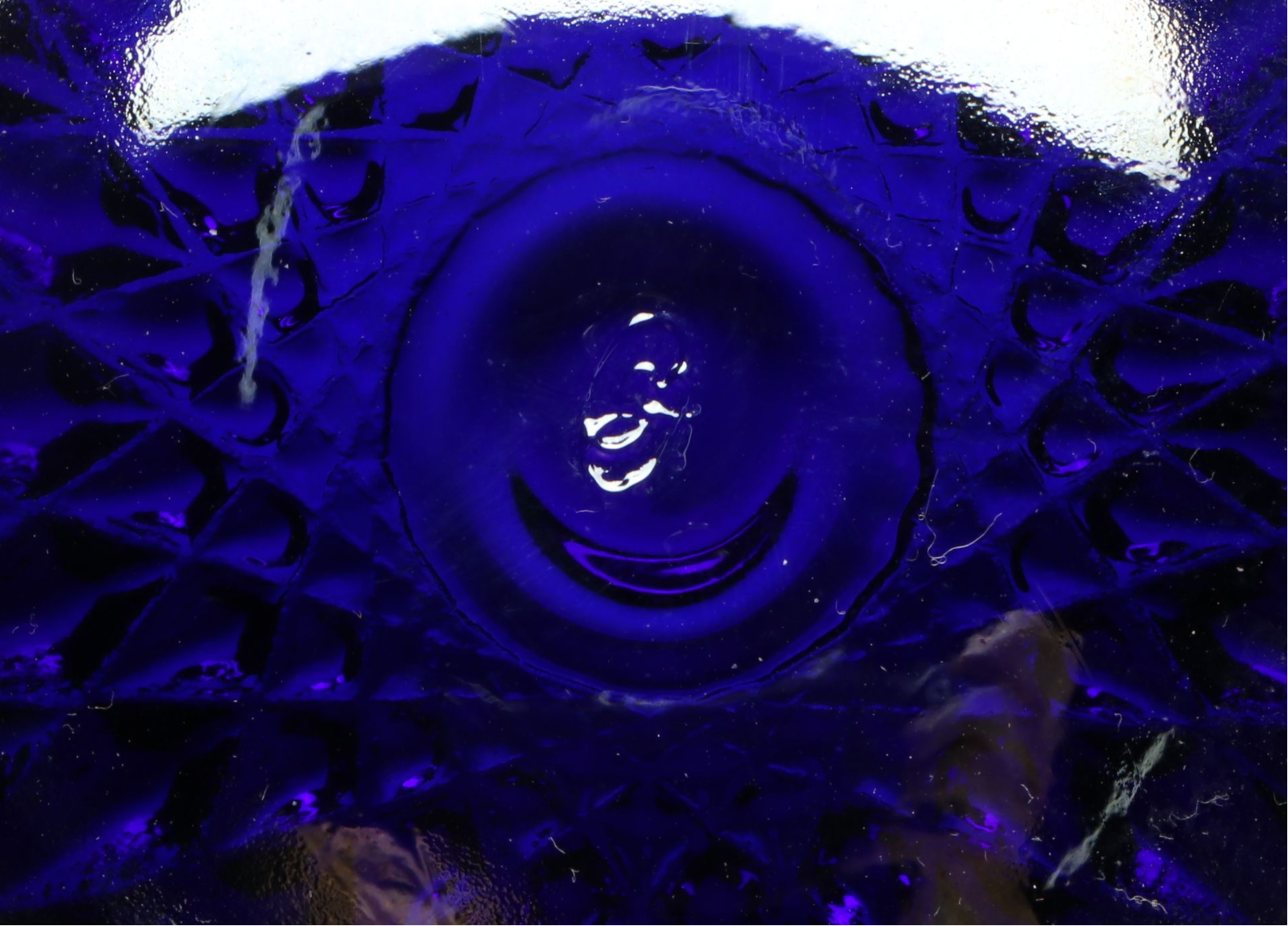 Imperial Sawtooth Rim Carnival Glass Bowl with Other Sugar Bowl