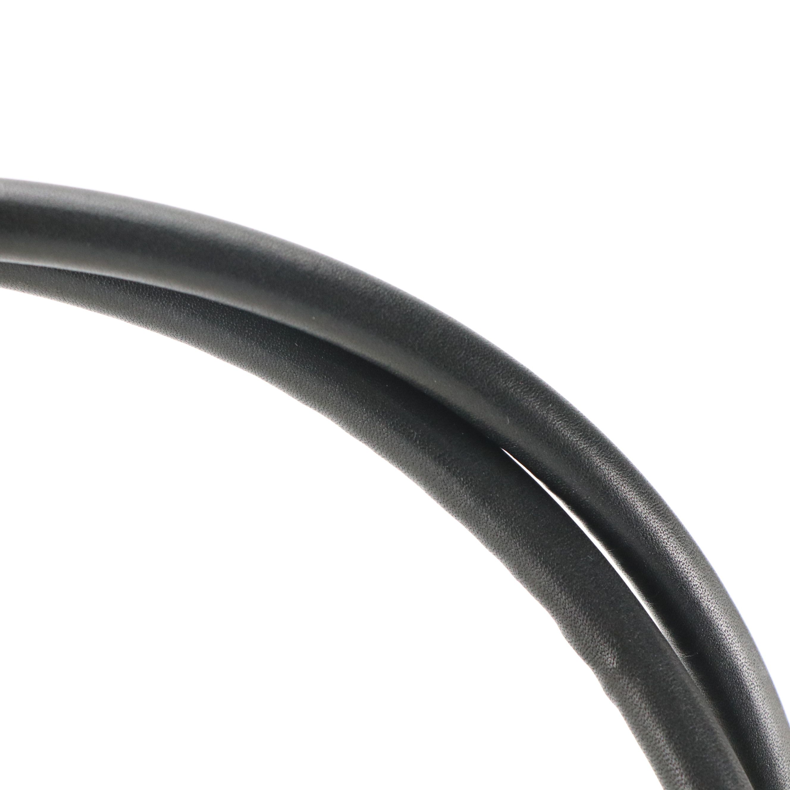 Chanel Hula Hoop Shoulder Bag in Ivory Quilted Lambskin Leather and Black Trim