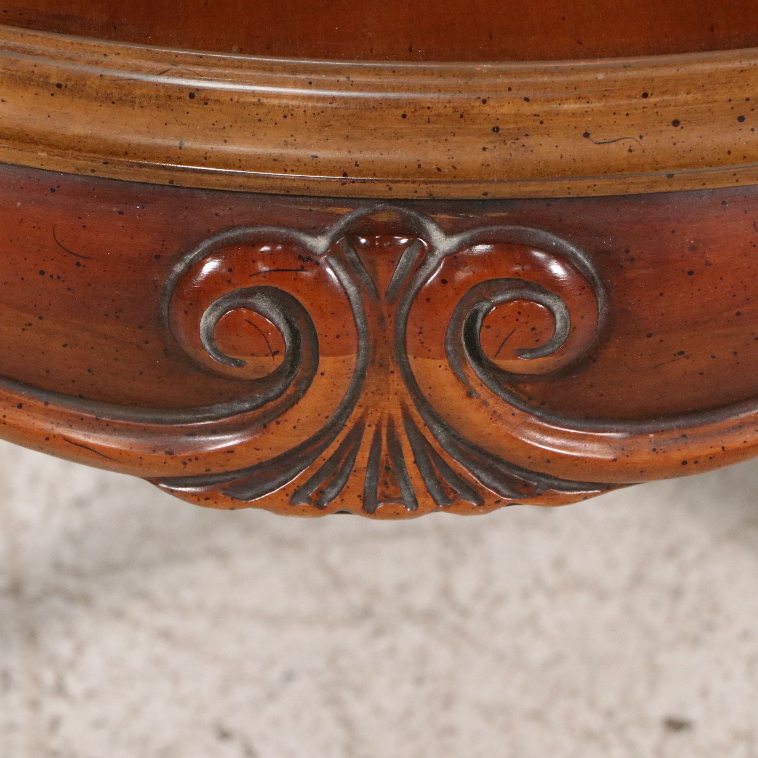 French Provincial Style Circular Commode Stand