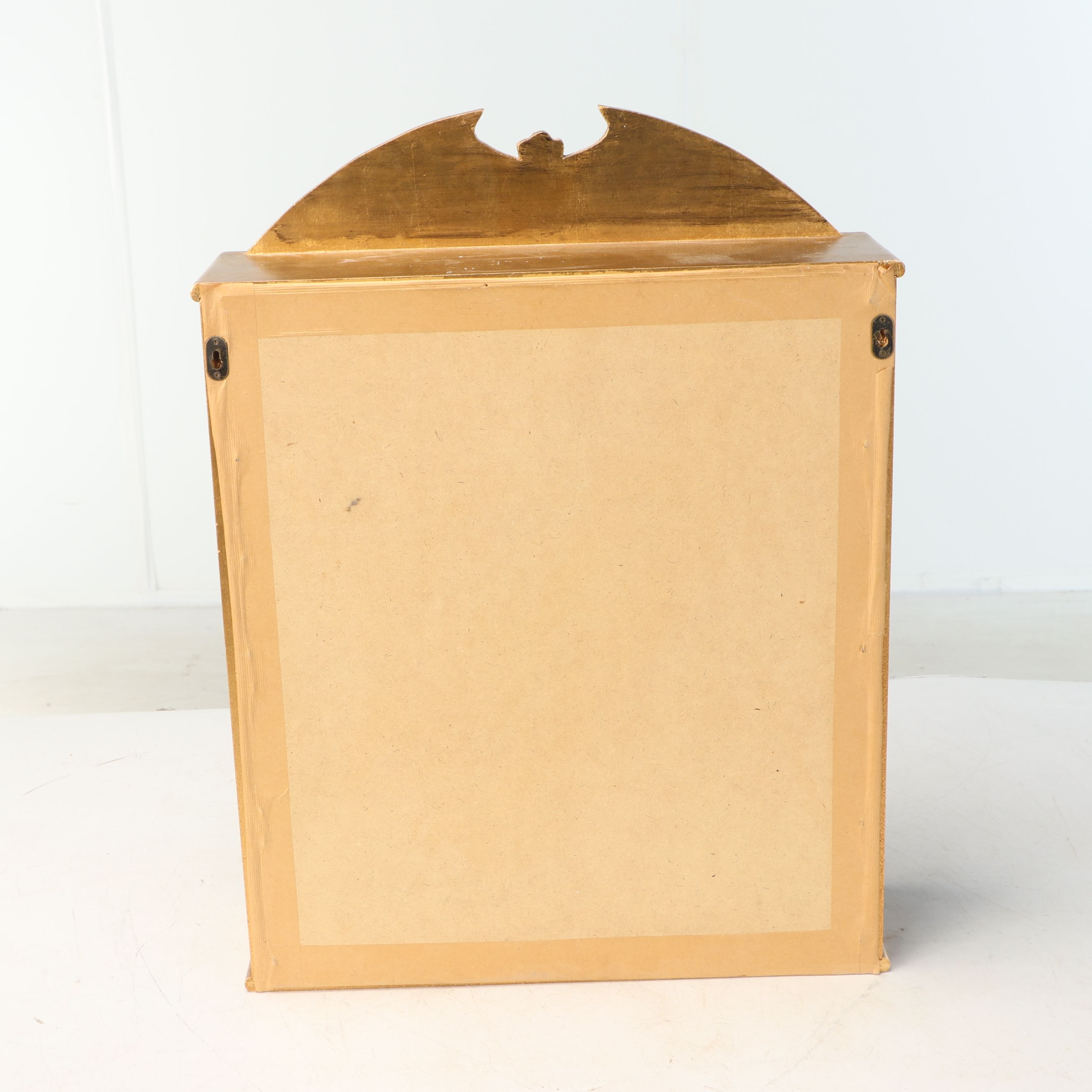 Louis XVI Style Giltwood Wall-Mount Curio Cabinet