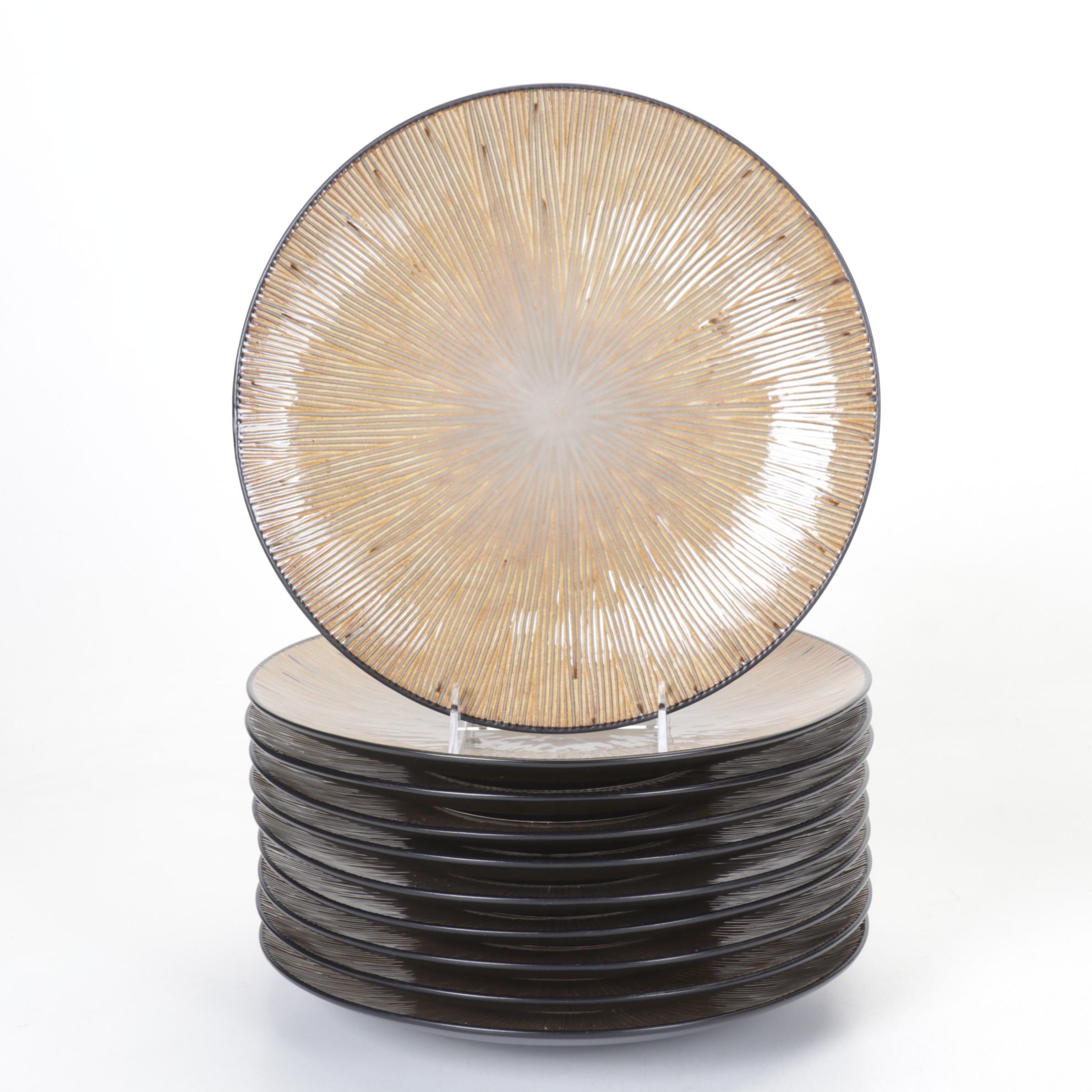 Joseph Abboud Environments "Ventana" Stoneware Dinner and Salad Plates