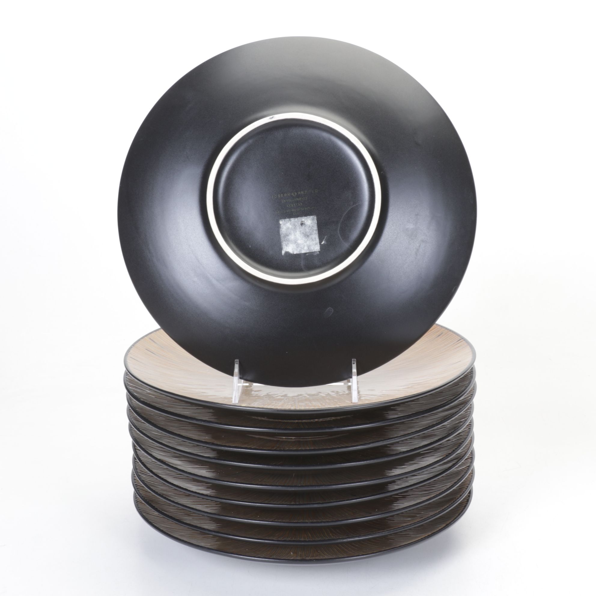 Joseph Abboud Environments "Ventana" Stoneware Dinner and Salad Plates