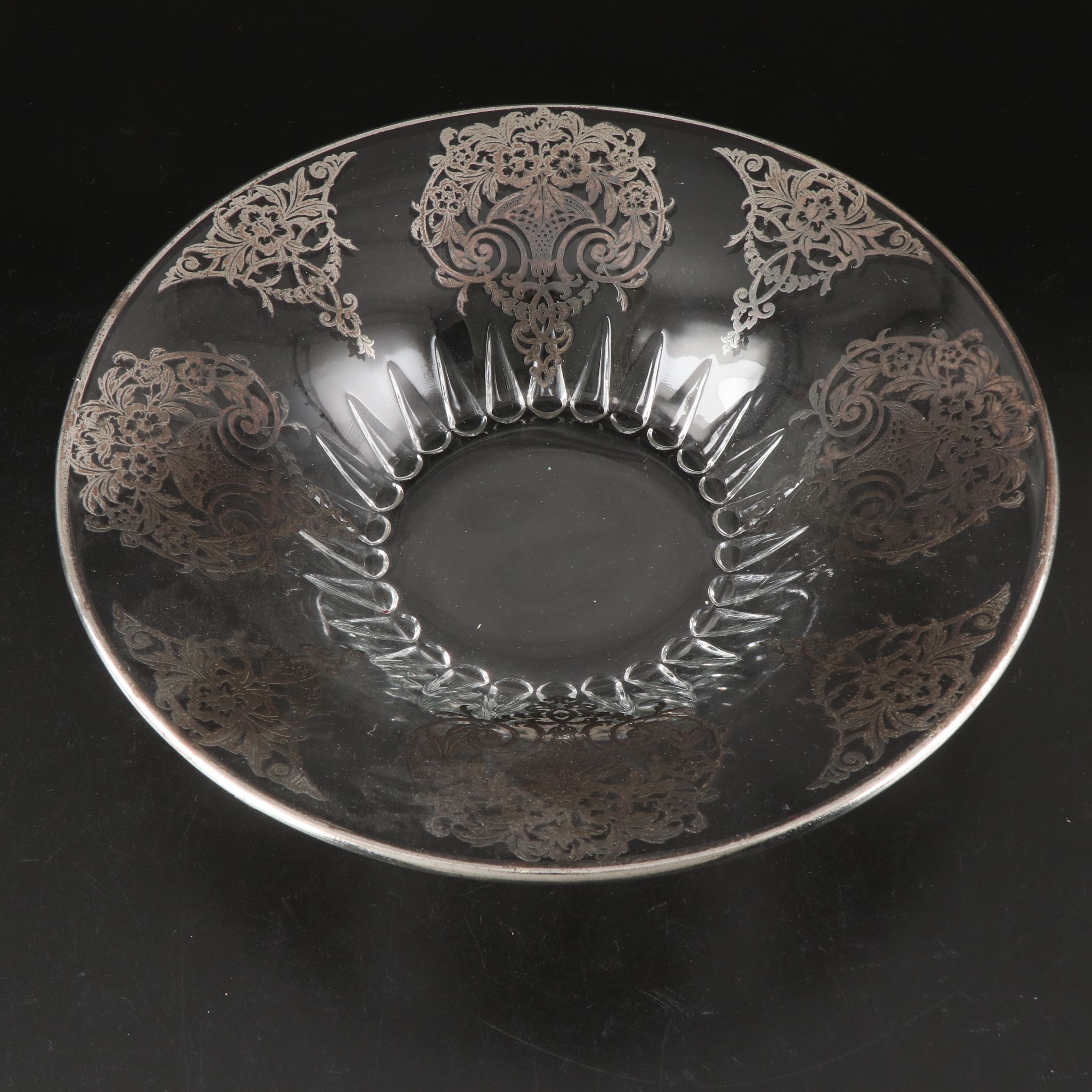 A.H. Heisey and Co. with More Silver Overlay Glassware