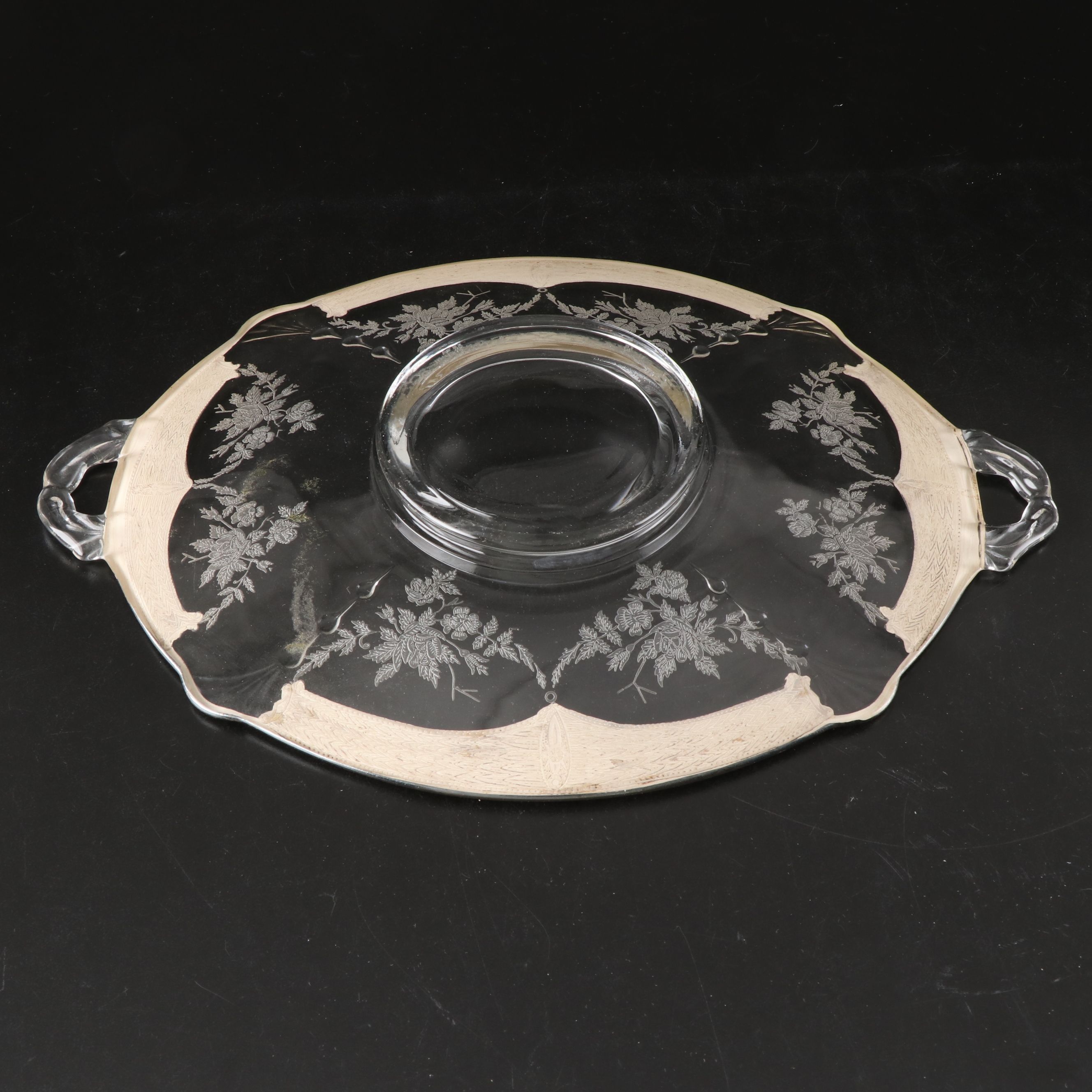 A.H. Heisey and Co. with More Silver Overlay Glassware