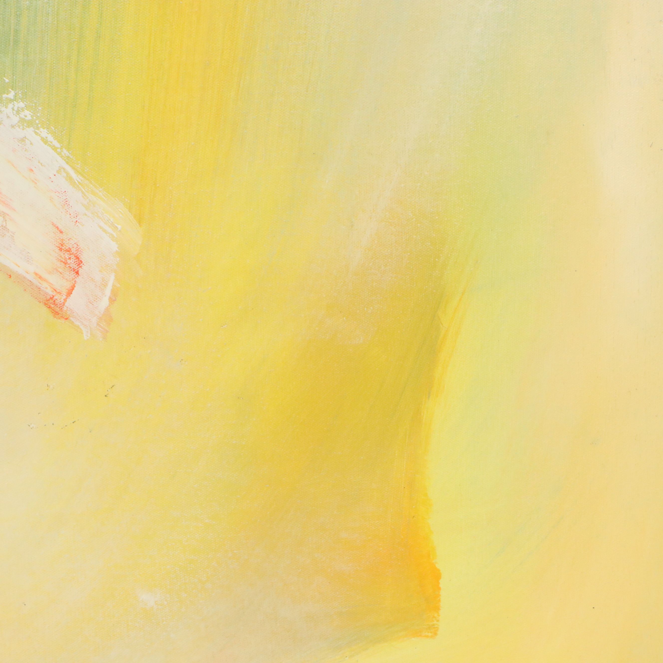 In the Style of Xavier Zevaco Acrylic Abstract Painting, Late 20th Century