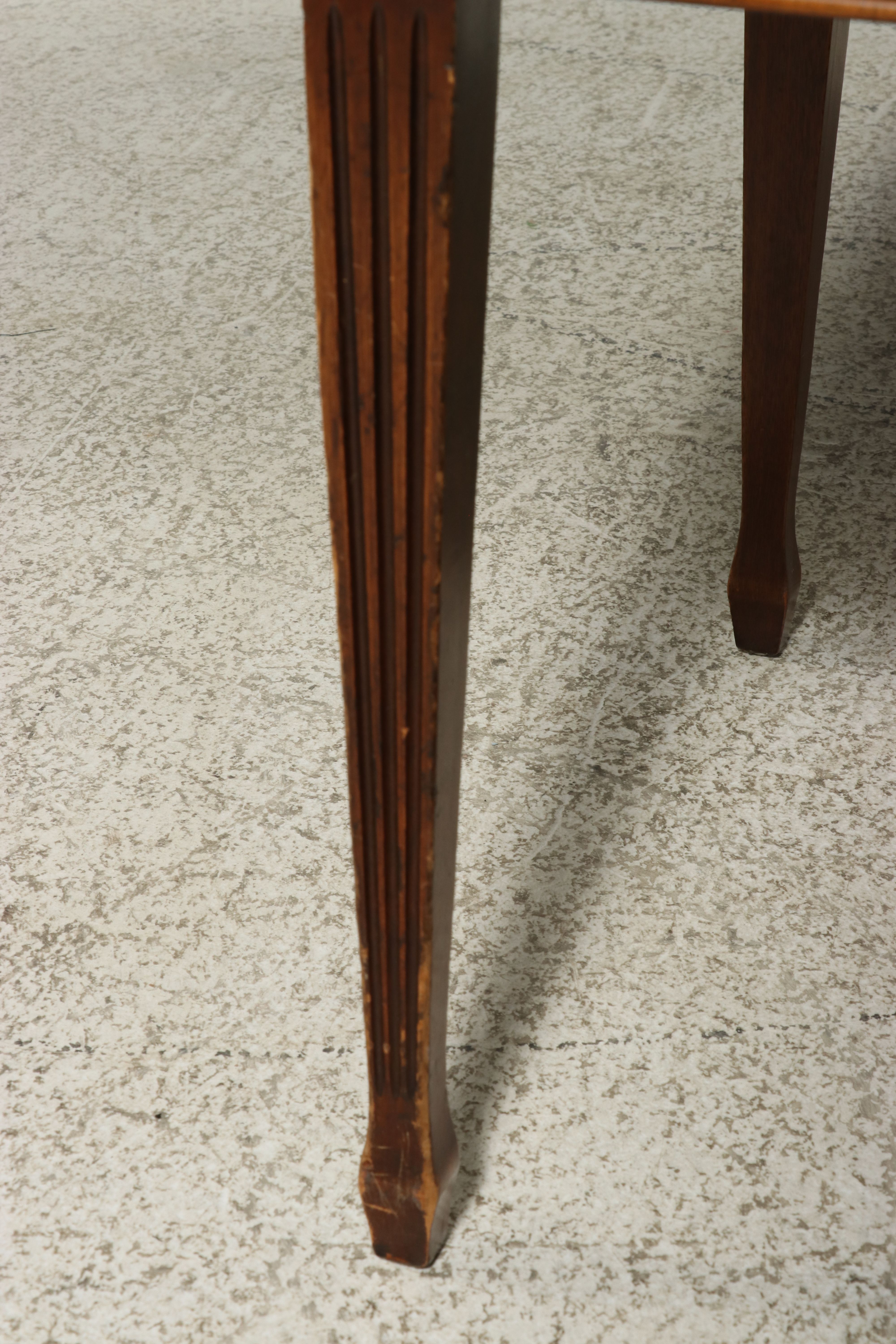 Neoclassical Style Paint-Decorated Mahogany Coffee Table, Early to Mid-20th C.