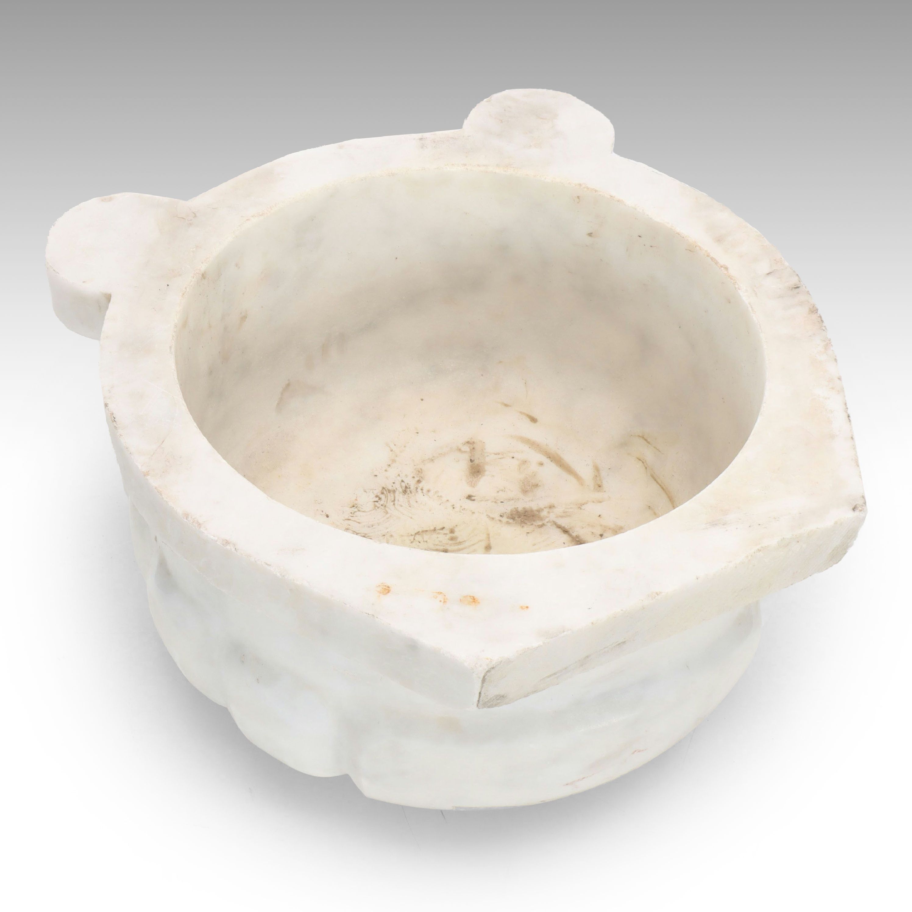 Carved Marble Jardinière