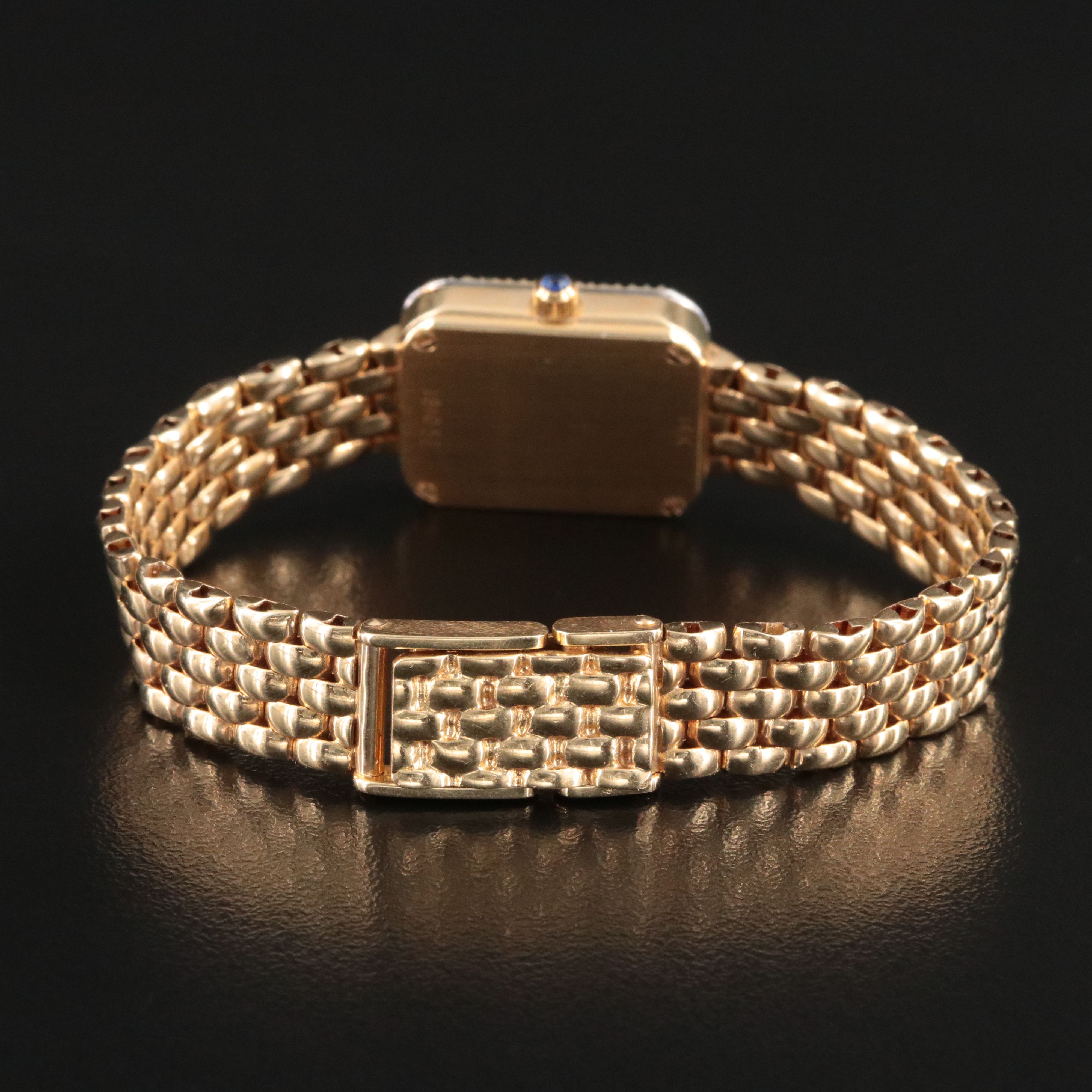 14K Jaguar Pink M.O.P. Diamond Dial & Bezel Quartz Watch