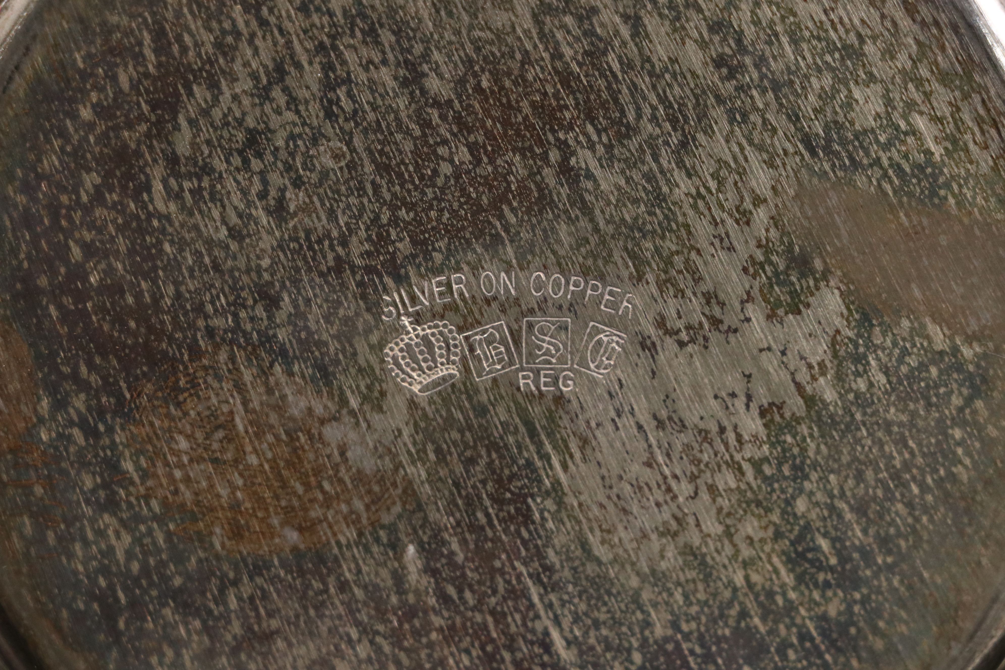 Birmingham Silver Co. Silver Plate Tea Service, Mid to Late 20th Century