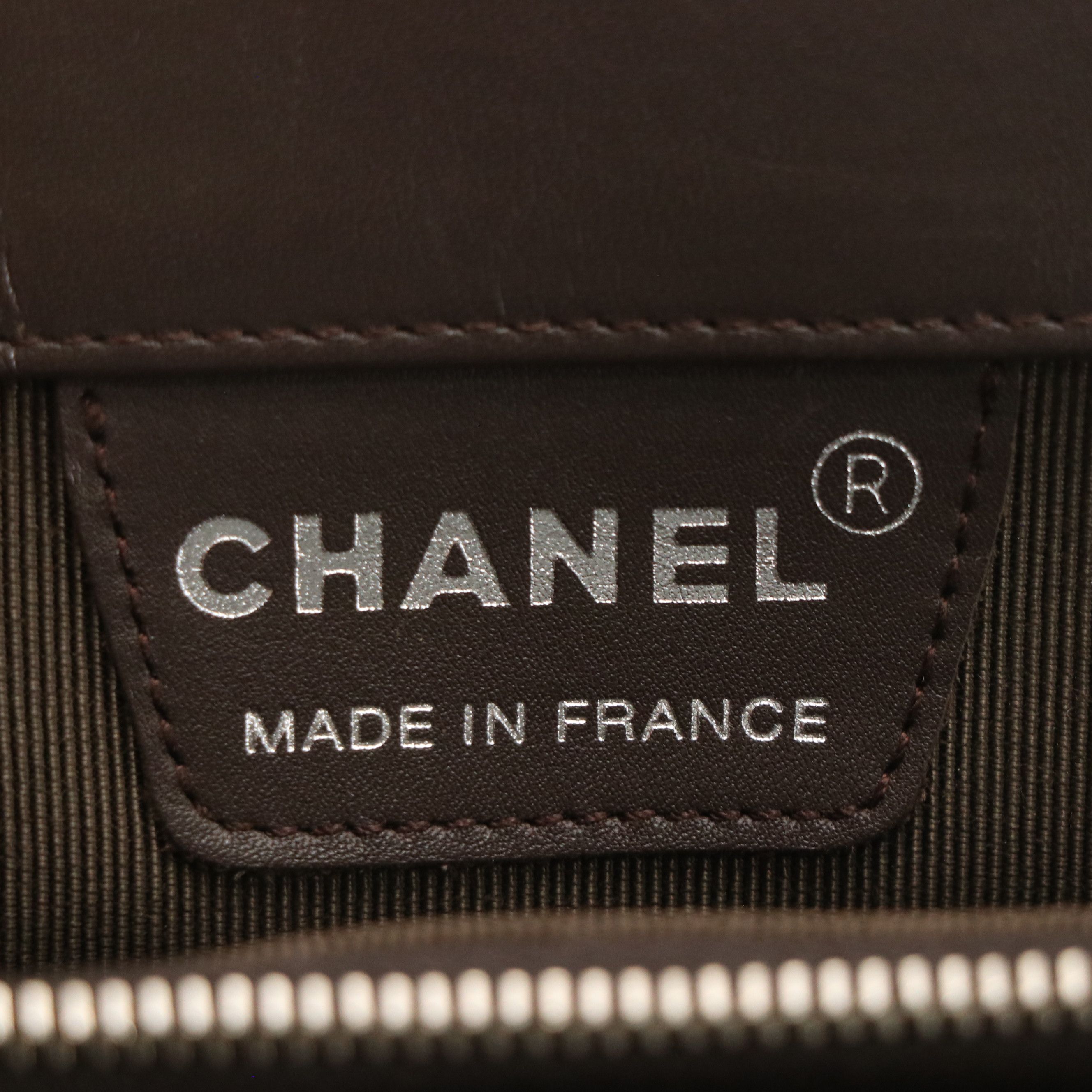 Chanel Chocolate Bar Tote Bag in Quilted Brown Leather