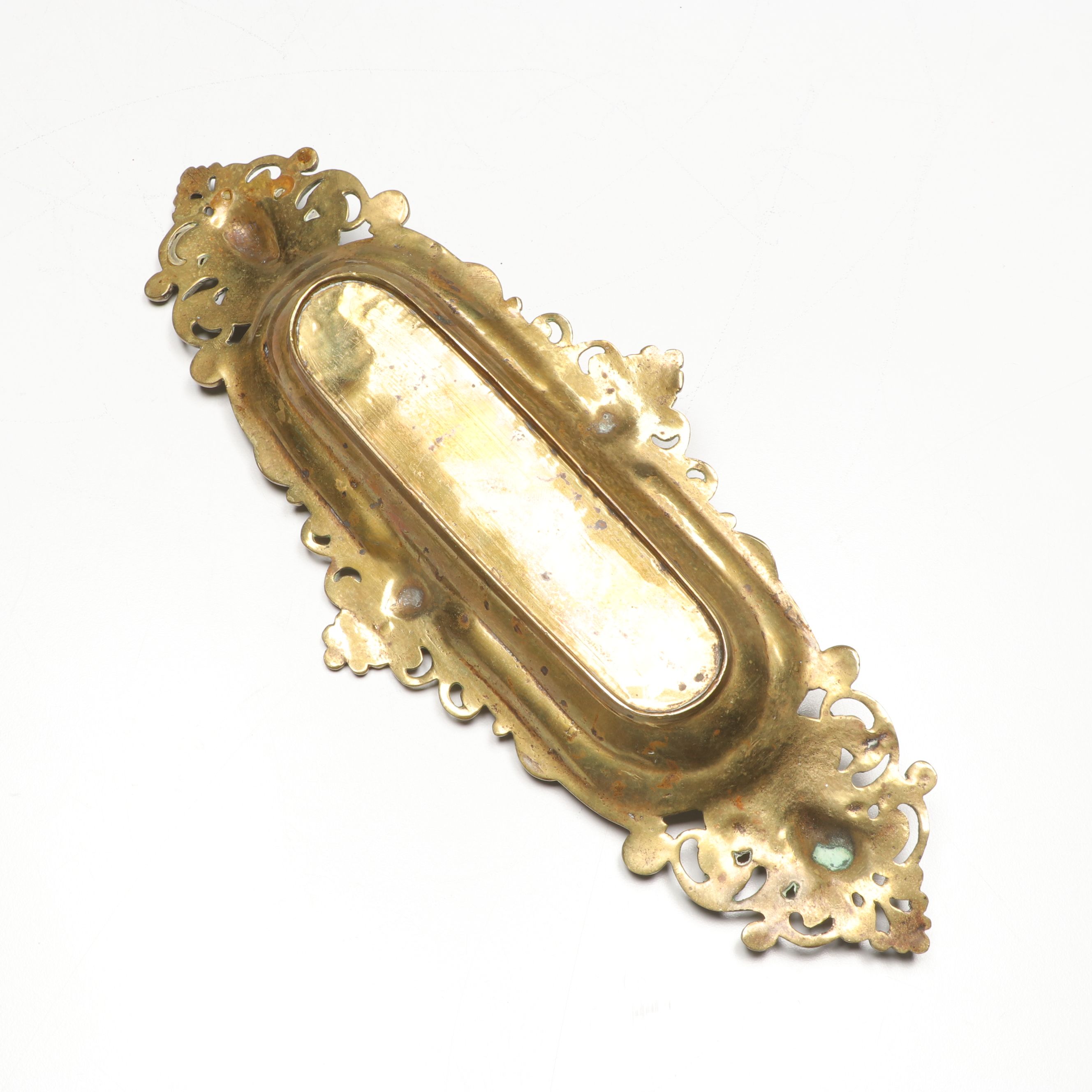 Virginia Metalcrafters Brass Inkwell with Other Vintage Inkwell and Pen Tray