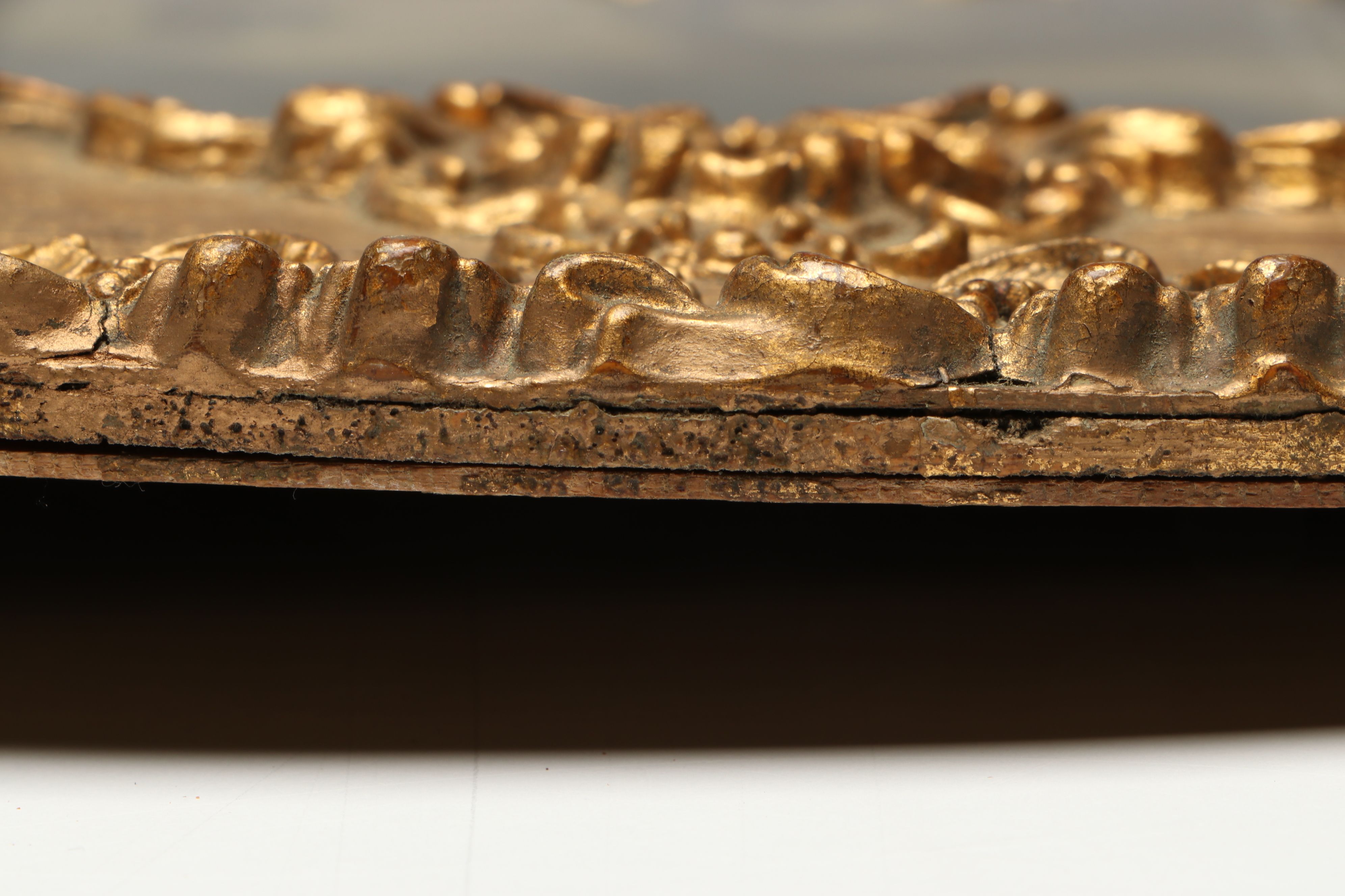 Portrait of Christ in Gilt Oval Frame