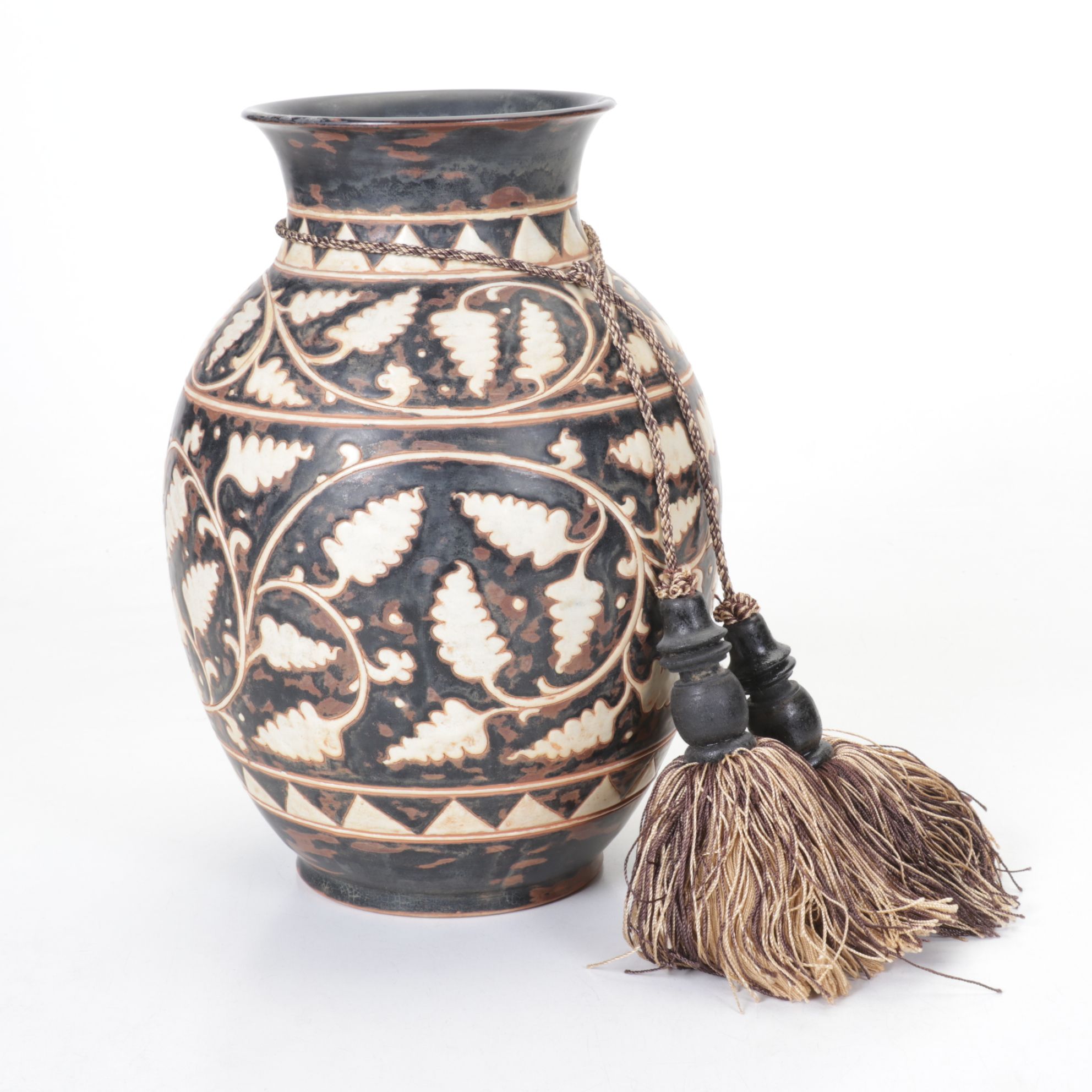 Aboriginal Australian Pokerwork Coolamons and Large Vase