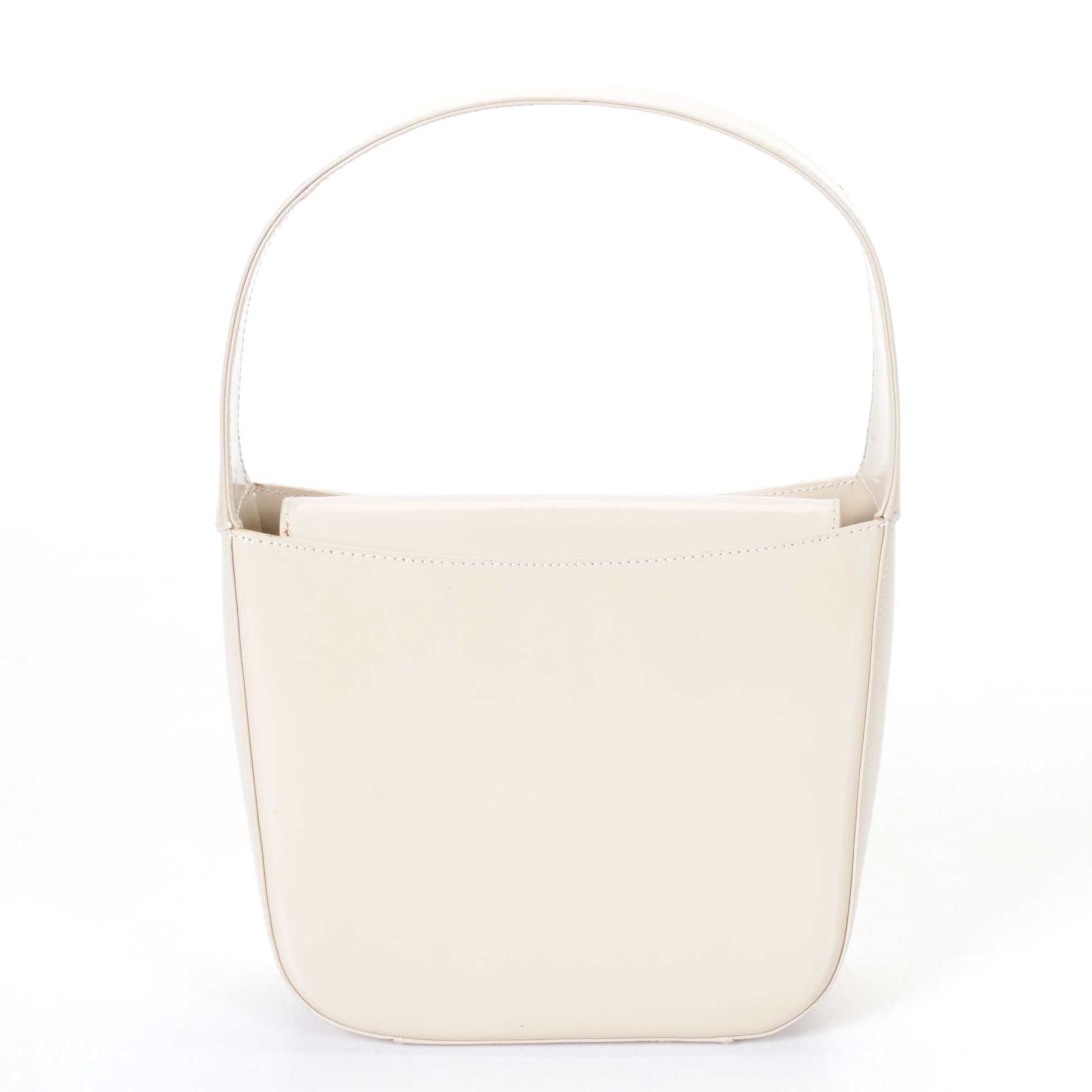 Gucci GG Beige Patent Leather Handbag