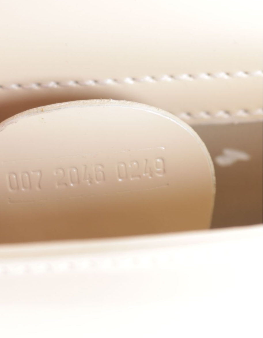 Gucci GG Beige Patent Leather Handbag