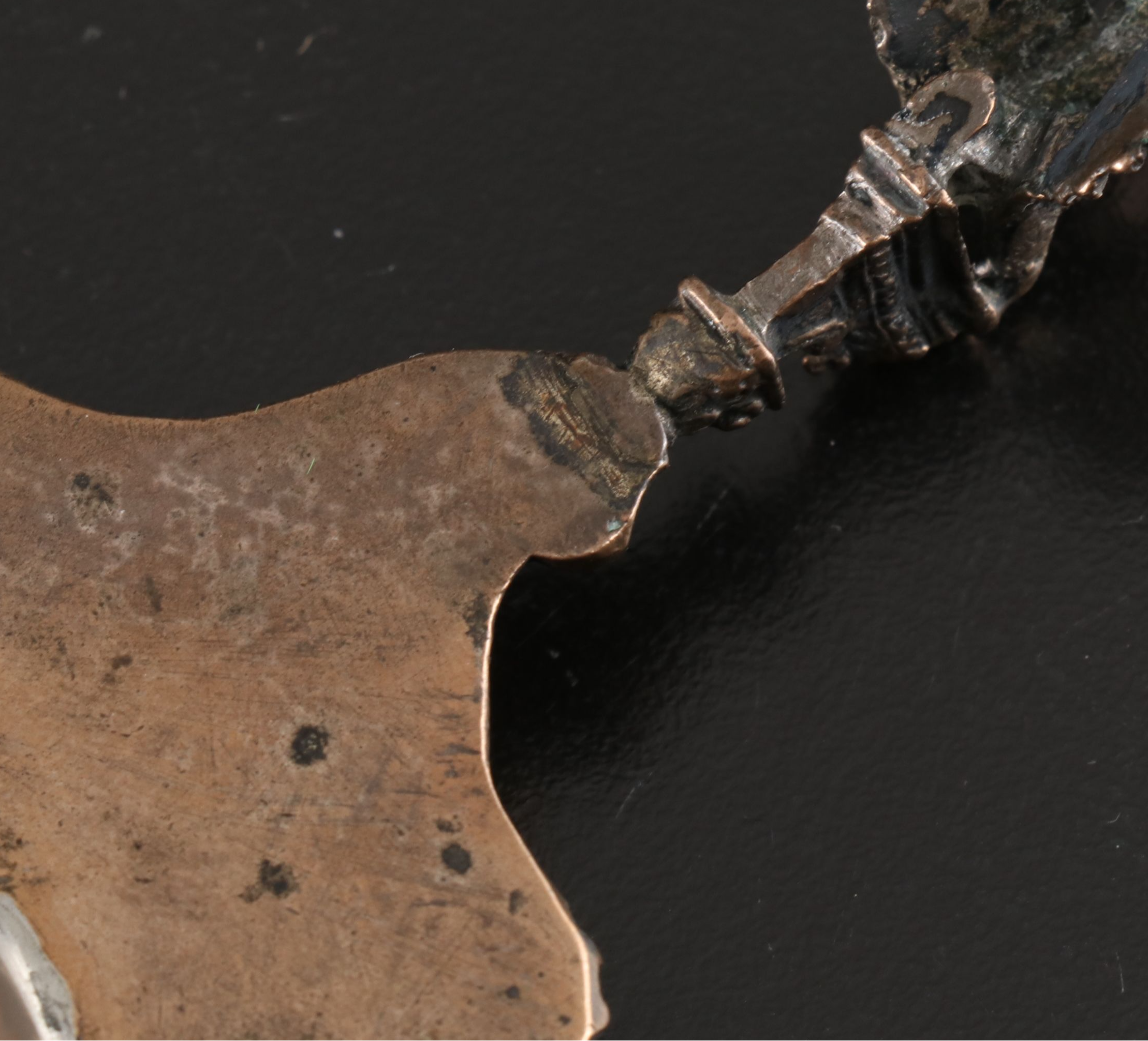 European Baroque Revival 800 Silver Tea Strainer, 19th Century