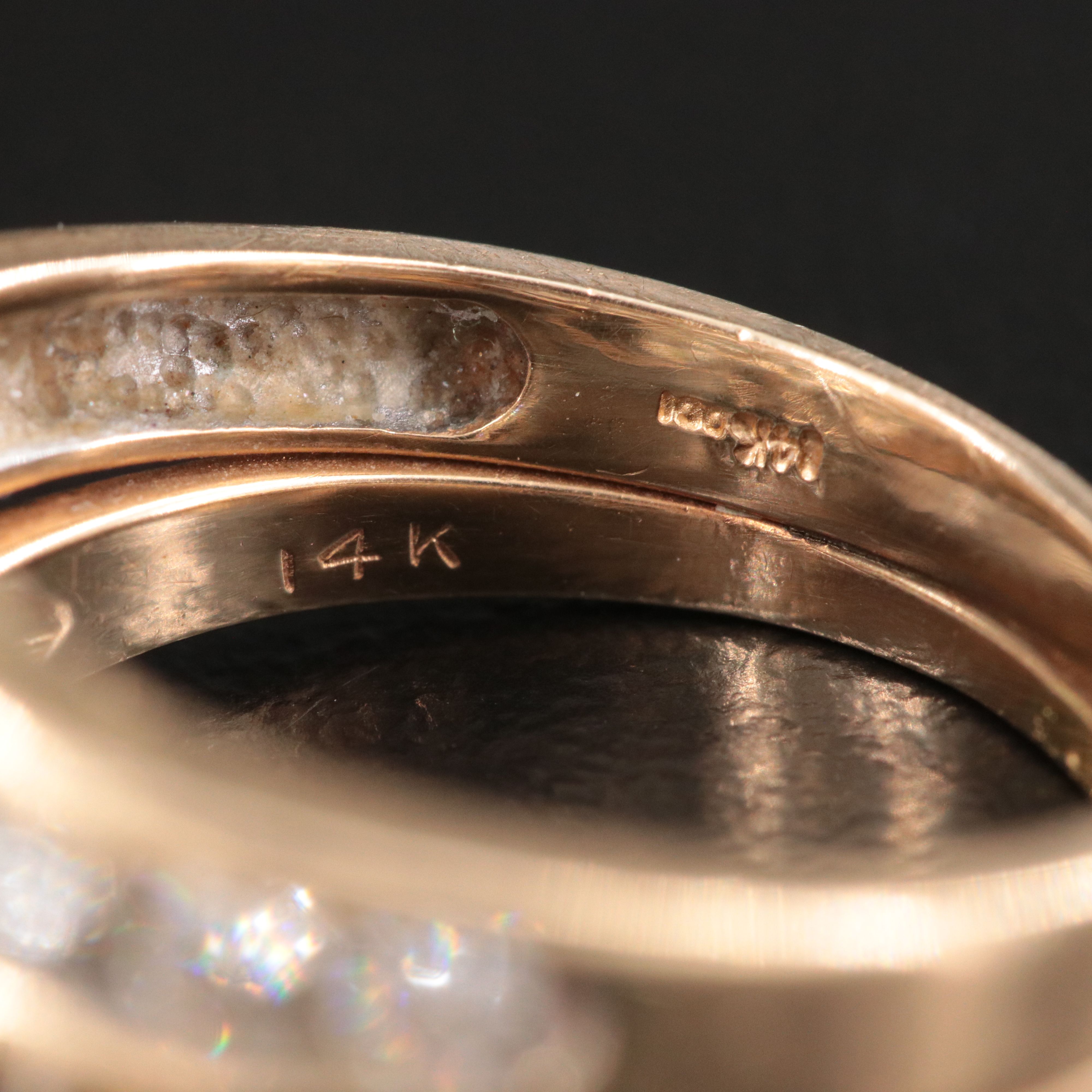 Vintage 14K 1.08 CTW Diamond Ring