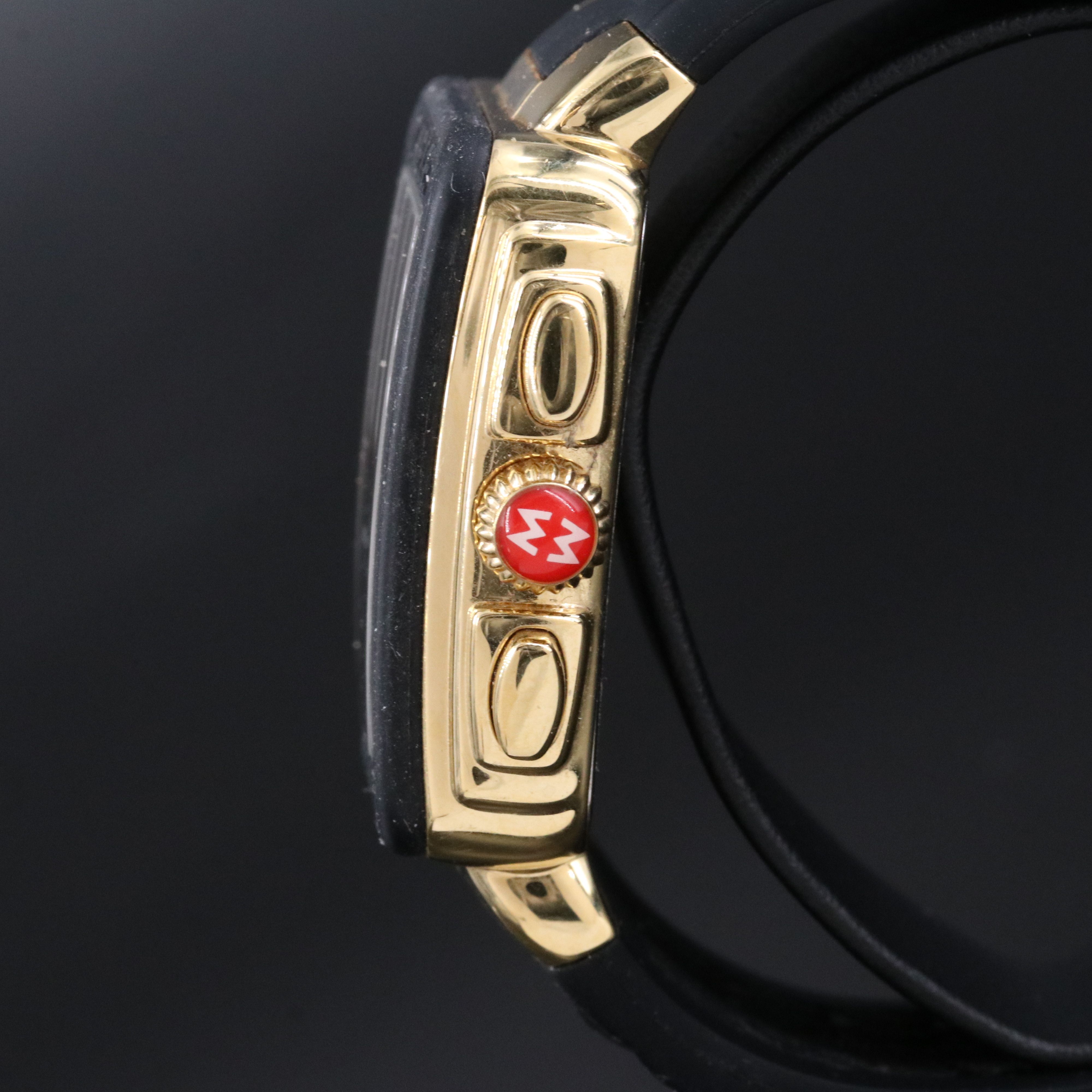 Michele Park Jelly Bean Swiss Quartz Chronograph Watch